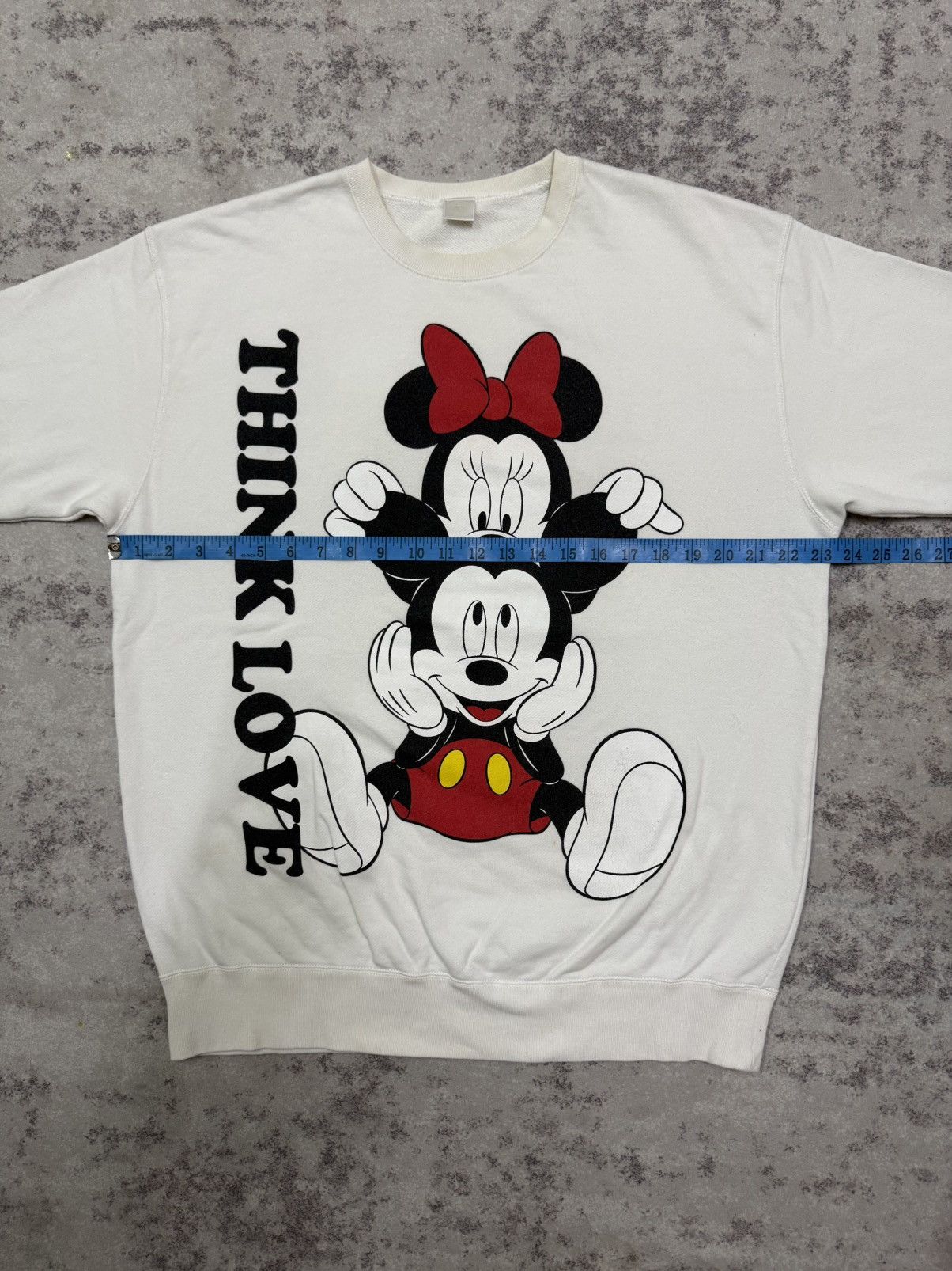 Disney Vintage Mickey Mouse Mirron Printed Sweatshirt Size US L / EU 52-54 / 3 - 13 Thumbnail