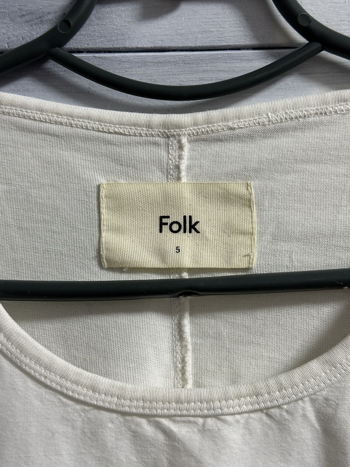 Folk Rare T-Shirt Folk Linea/Cotton Avant-Garde Japan Style. Size US XL / EU 56 / 4 - 8 Thumbnail