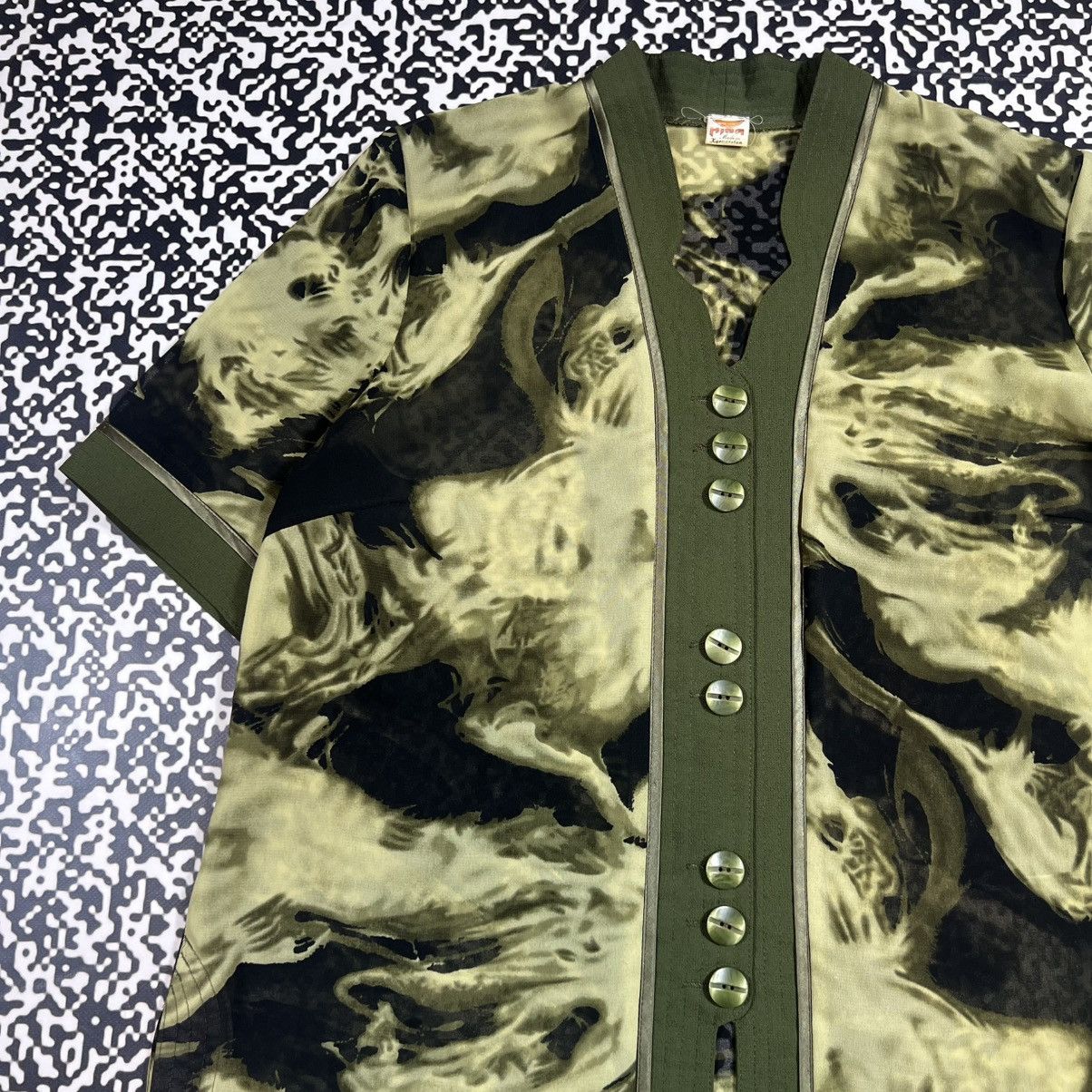 Japanese Brand Vintage Y2K Japanese Style Retro Abstract Print Shirt 90s Size L / US 10 / IT 46 - 6 Thumbnail