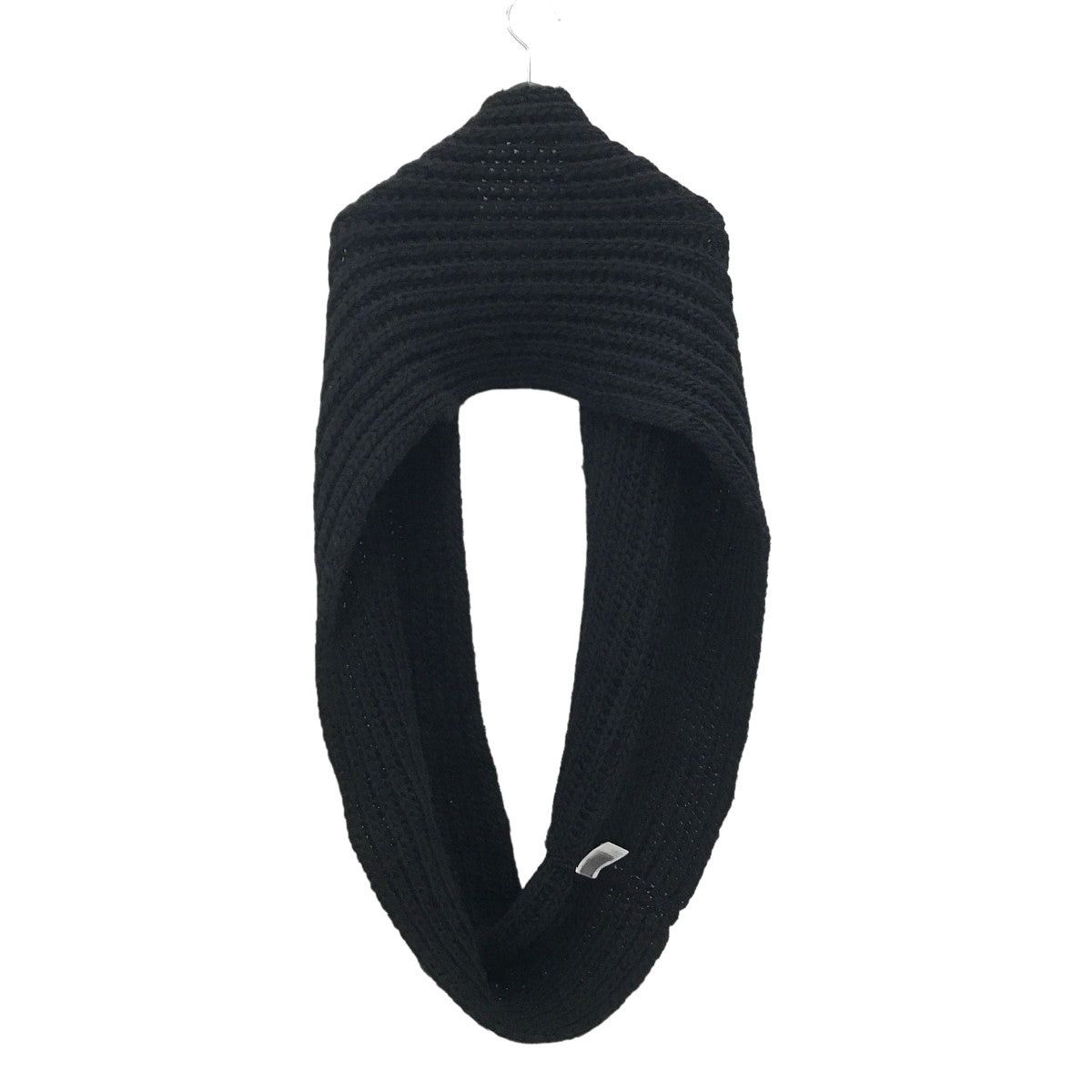 Yohji Yamamoto Yohji Yamamoto GREY WOOL SNOOD SCARF Snude NC-L01-161 Size ONE SIZE - 4 Thumbnail