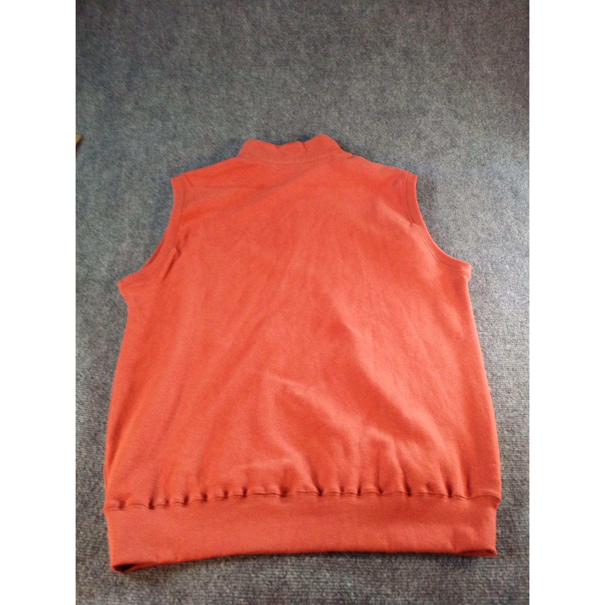 Peter Millar Peter Millar Sleeveless Vest Men Sz M Orange Cotton Hollyfro Size US M / EU 48-50 / 2 - 8 Thumbnail