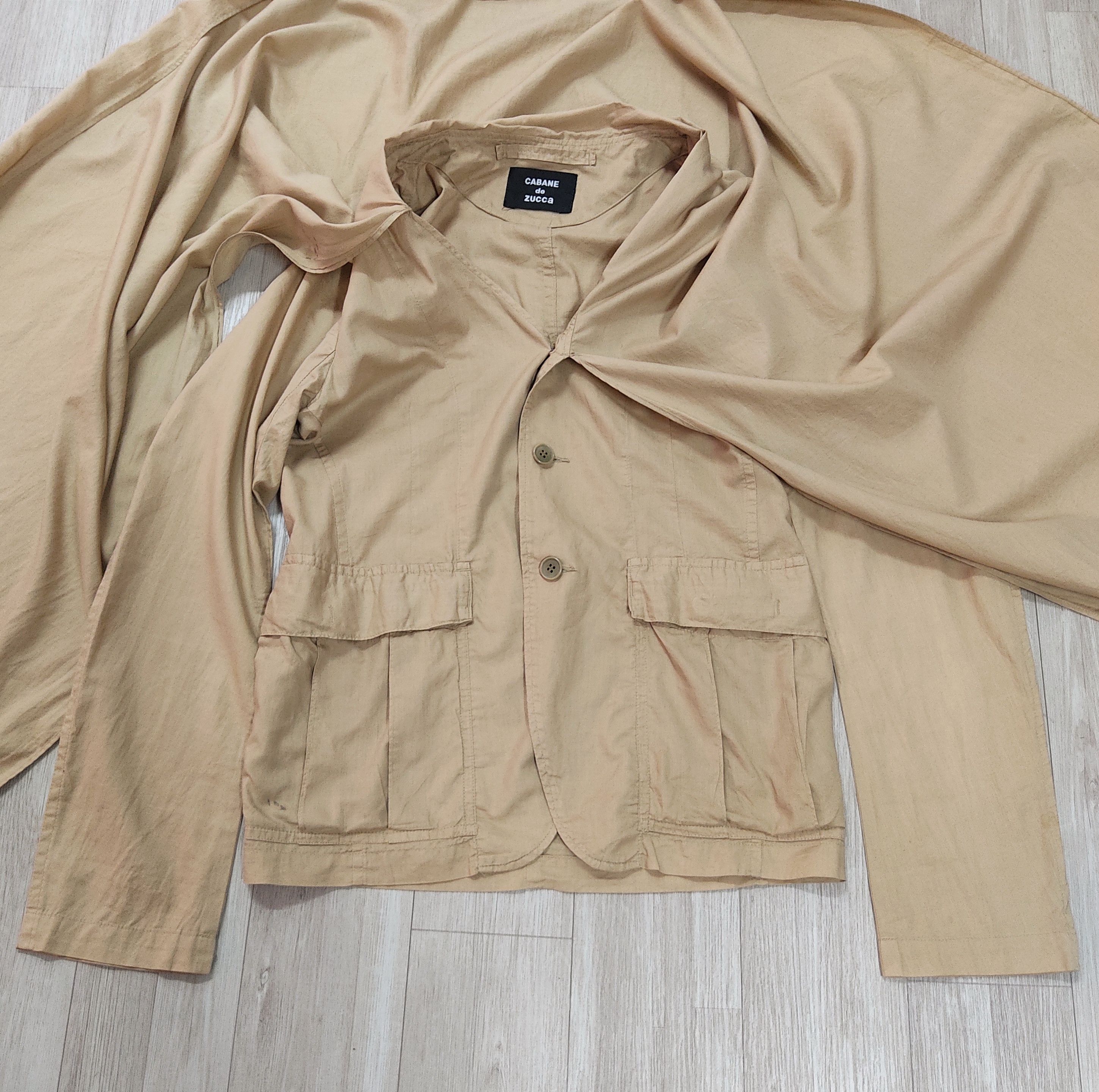 CABANE de ZUCCa × Zucca CABANE de ZUCCA Type ZU01CZ02 Cotton 100 Cape Jacket Size S / US 4 / IT 40 - 6 Thumbnail