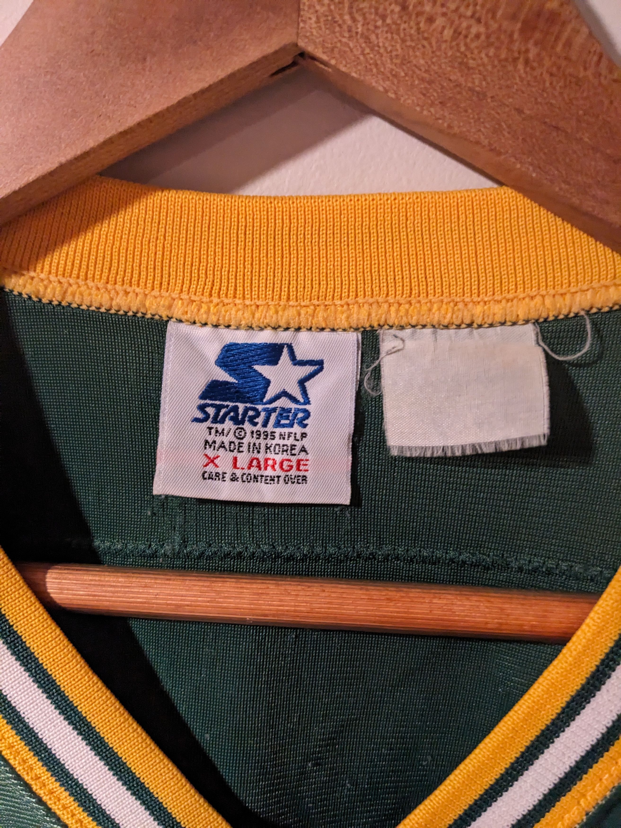 Starter × Vintage Vintage 1995 Green Bay Packers Favre Starter Kids XL Jersey Size US XL / EU 56 / 4 - 9 Thumbnail