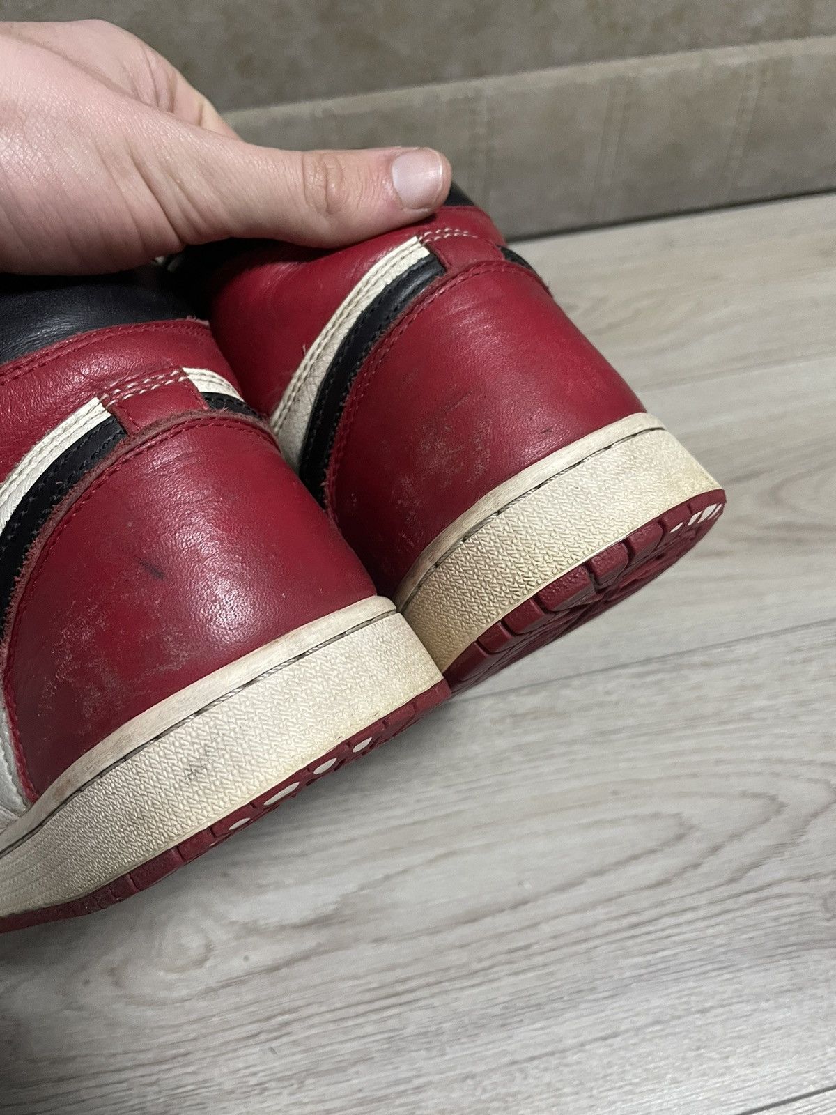 Jordan Brand × Nike Nike Air Jordan 1 Retro OG High “Bred Toe” Size US 9 / EU 42 - 6 Thumbnail