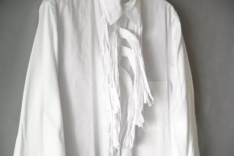 Yohji Yamamoto Yohji Yamamoto06 AW Knot Show White Shirt 2503-Nextarrow Size US M / EU 48-50 / 2 - 3 Thumbnail