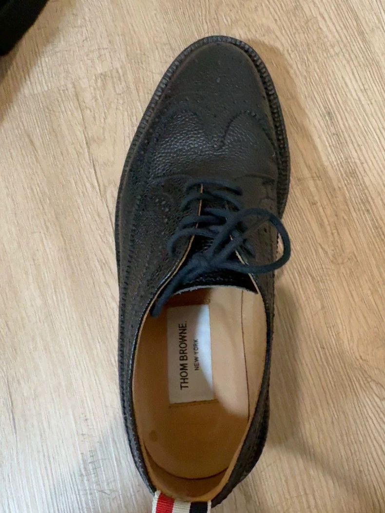Thom Browne Thom Browne Classic black carved leather shoes Size US 9 / EU 42 - 2 Thumbnail
