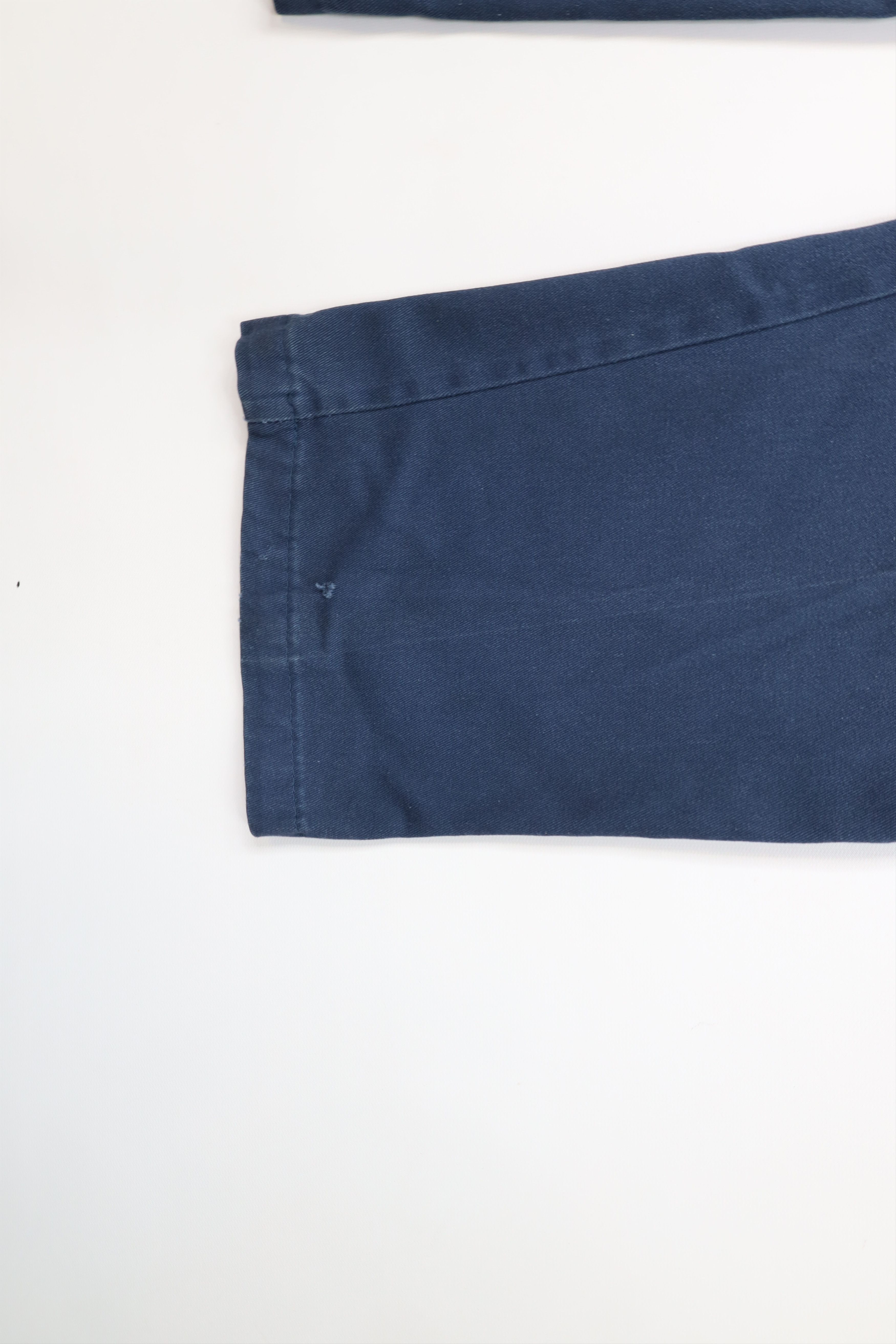 Dickies Vintage 90s Y2K Dickies Wide Leg Workwear Pants Navy Blue Size US 34 / EU 50 - 5 Thumbnail