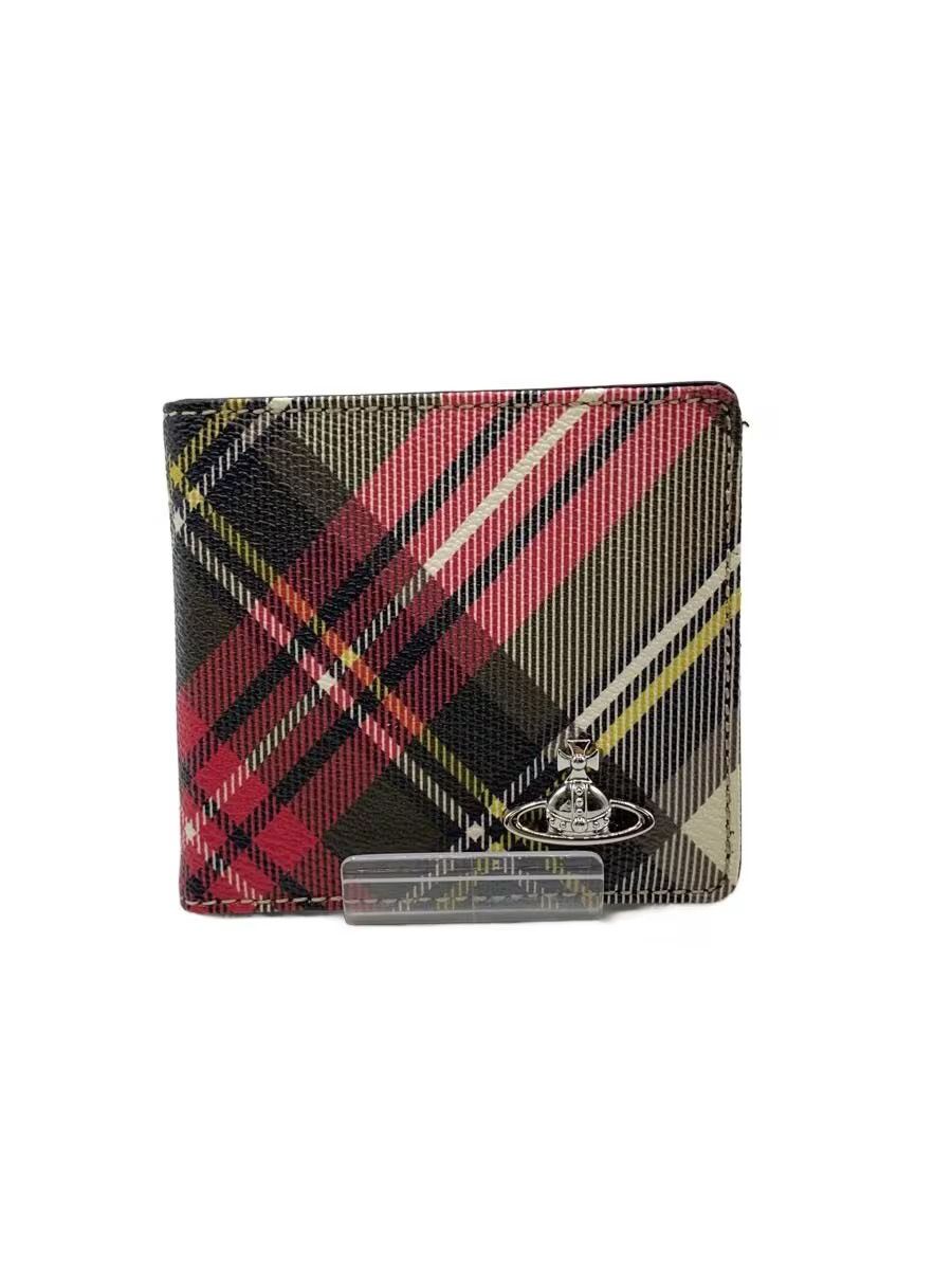 Vivienne Westwood Plaid Orb Leather Wallet Size ONE SIZE - 1 Thumbnail