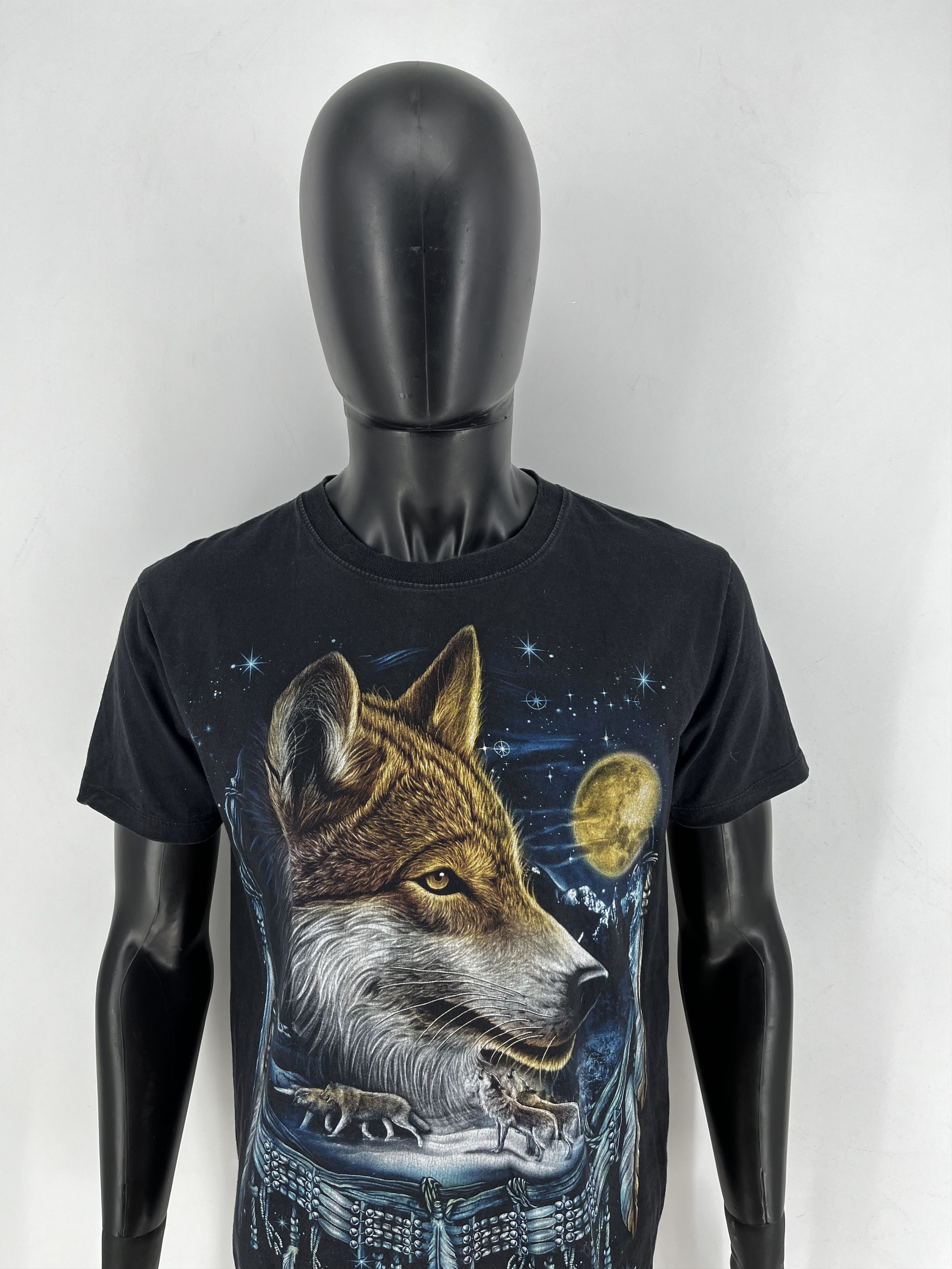 Other Double Sided Wolf Moon Tee All Over Animal Print M Size US M / EU 48-50 / 2 - 6 Thumbnail