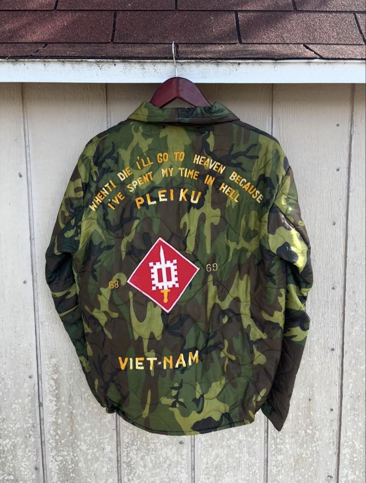 Vintage Vintage 60’s Vietnam Souvenir Jacket Size US L / EU 52-54 / 3 - 2 Thumbnail