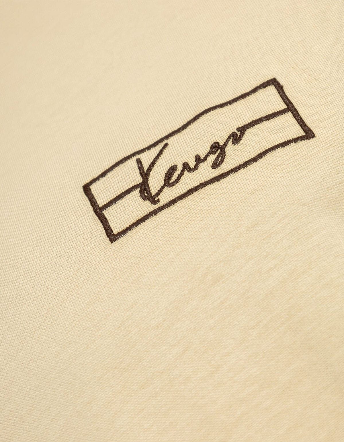 Kenzo Kenzo Weave Beige Logo Embroidered T-Shirt Size US M / EU 48-50 / 2 - 7 Thumbnail