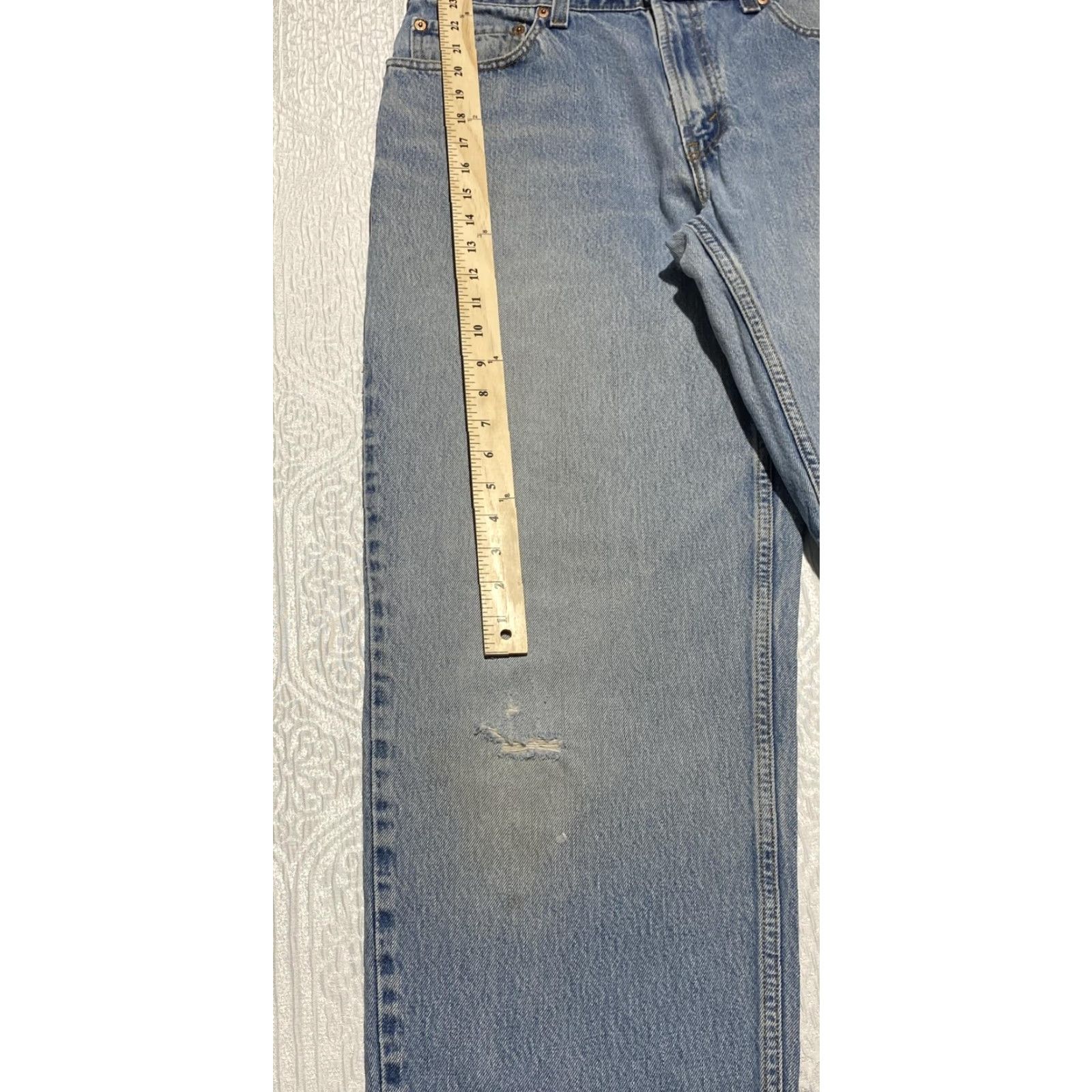 Levi's VINTAGE Levi's 560 Jeans Mens 34x36 Blue Comfort Fit Relaxed Tapered Leg Distressed Size US 34 / EU 50 - 2 Thumbnail