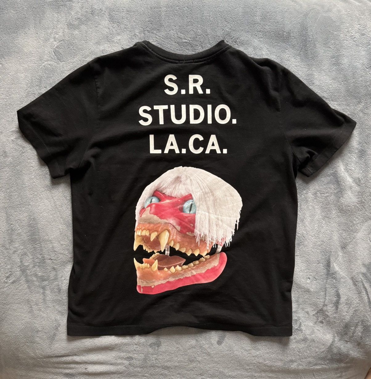 Sterling Ruby Sterling Ruby White Skull Tee 1/10 Size US S / EU 44-46 / 1 - 1 Thumbnail