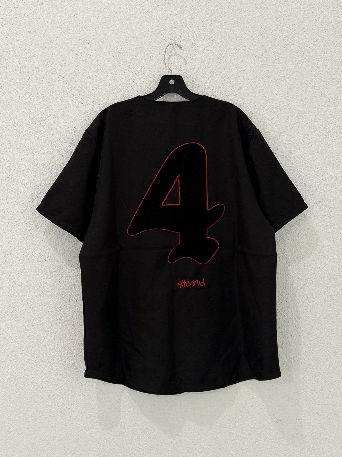 4HUNNID 4Hunnid YG Black Button-Up Baseball Jersey Size Large Size US L / EU 52-54 / 3 - 4 Thumbnail