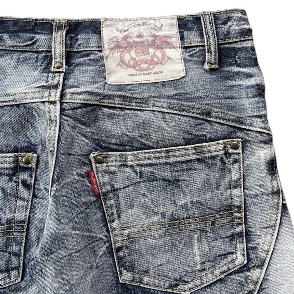 Tornado Mart Tornado Mart Washed Flared Jeans Size US 31 - 5 Thumbnail