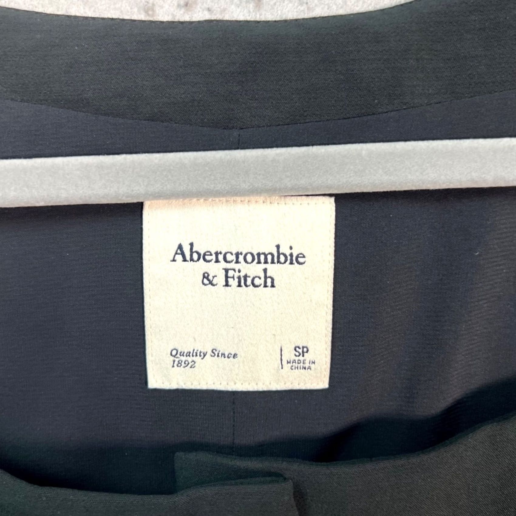 Abercrombie & Fitch Abercrombie & Fitch Womens Small Petite Black Sleeveless Button-Front Mini Dress Size S / US 4 / IT 40 - 3 Thumbnail