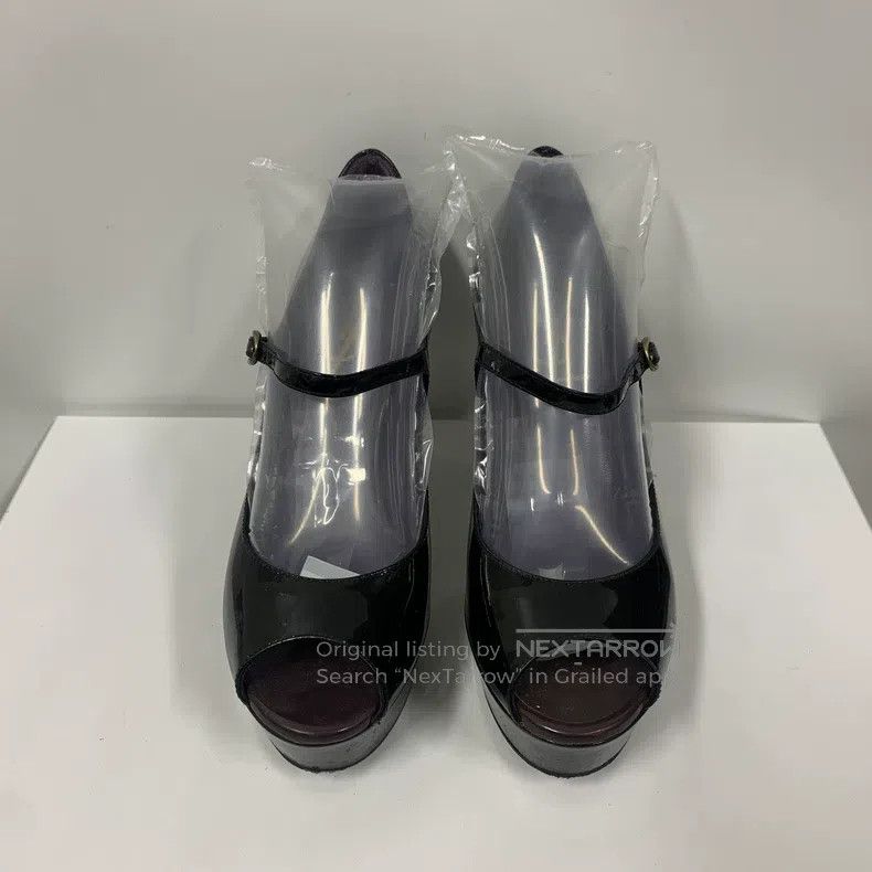 Saint Laurent Paris Saint Laurent Paris Black High Heels Size US 4.5 / IT 34.5 - 2 Thumbnail