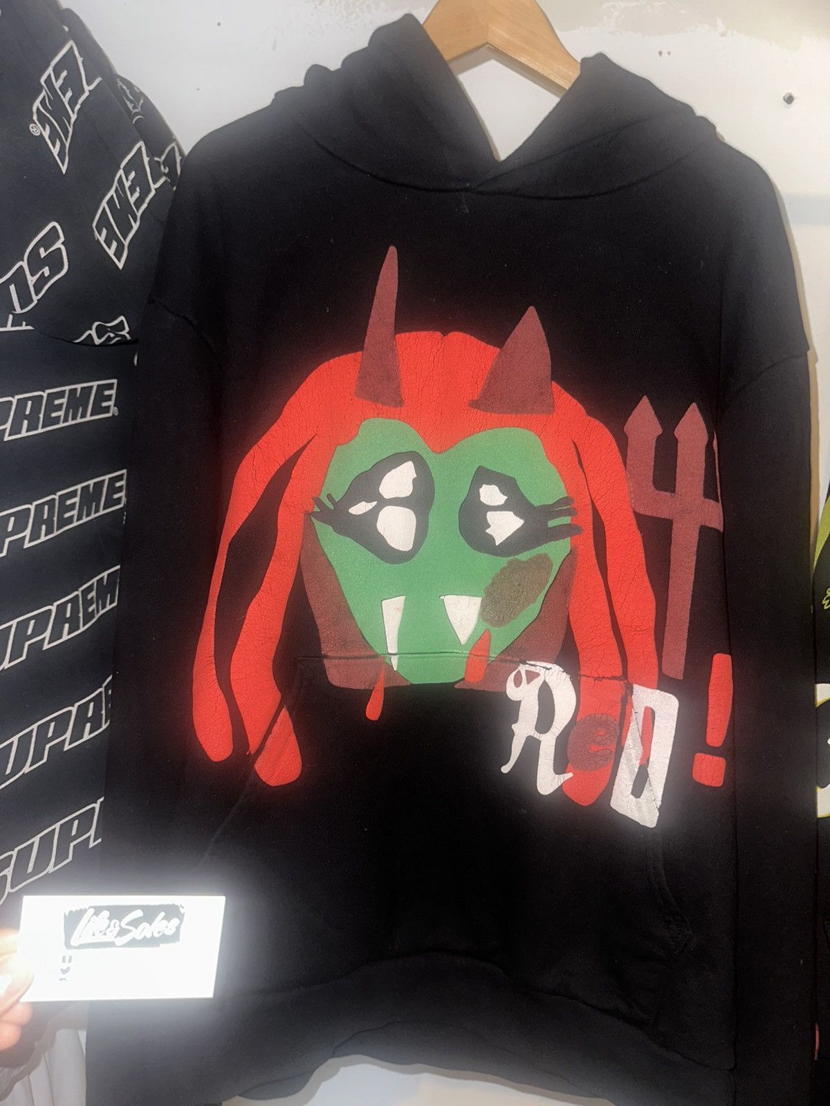 トップス Playboi Carti CPFM hoodie XL Playboi Carti x Cactus Plant Flea Market Whole Lotta Red