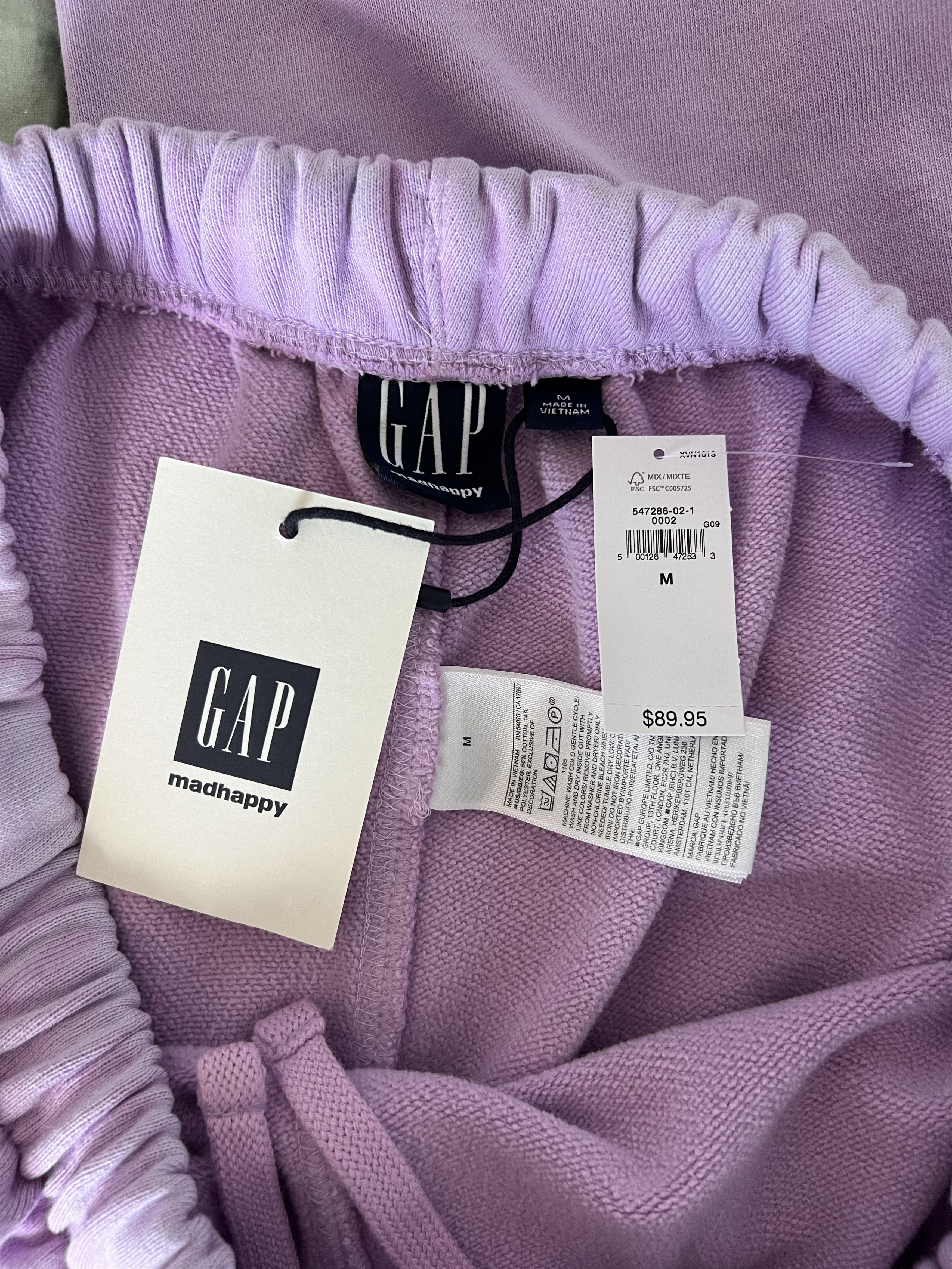 Gap × Madhappy Madhappy Gap Mad Straight Sweatpants in Wisteria Purple Size US 32 / EU 48 - 6 Thumbnail