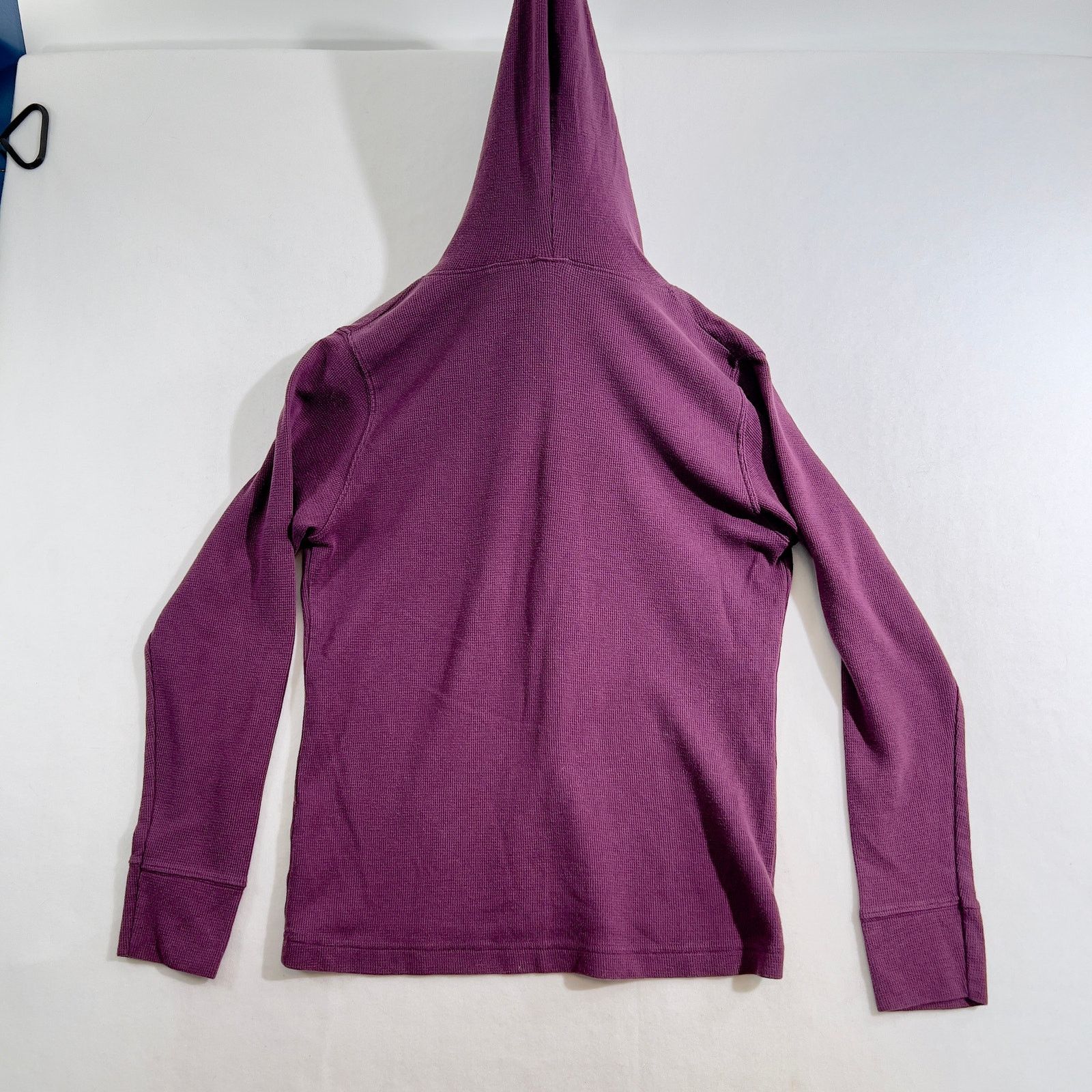 Other Waffle Weave Hoodie LAT Woman's M Purple w/ Butterfly Print Size M / US 6-8 / IT 42-44 - 4 Thumbnail