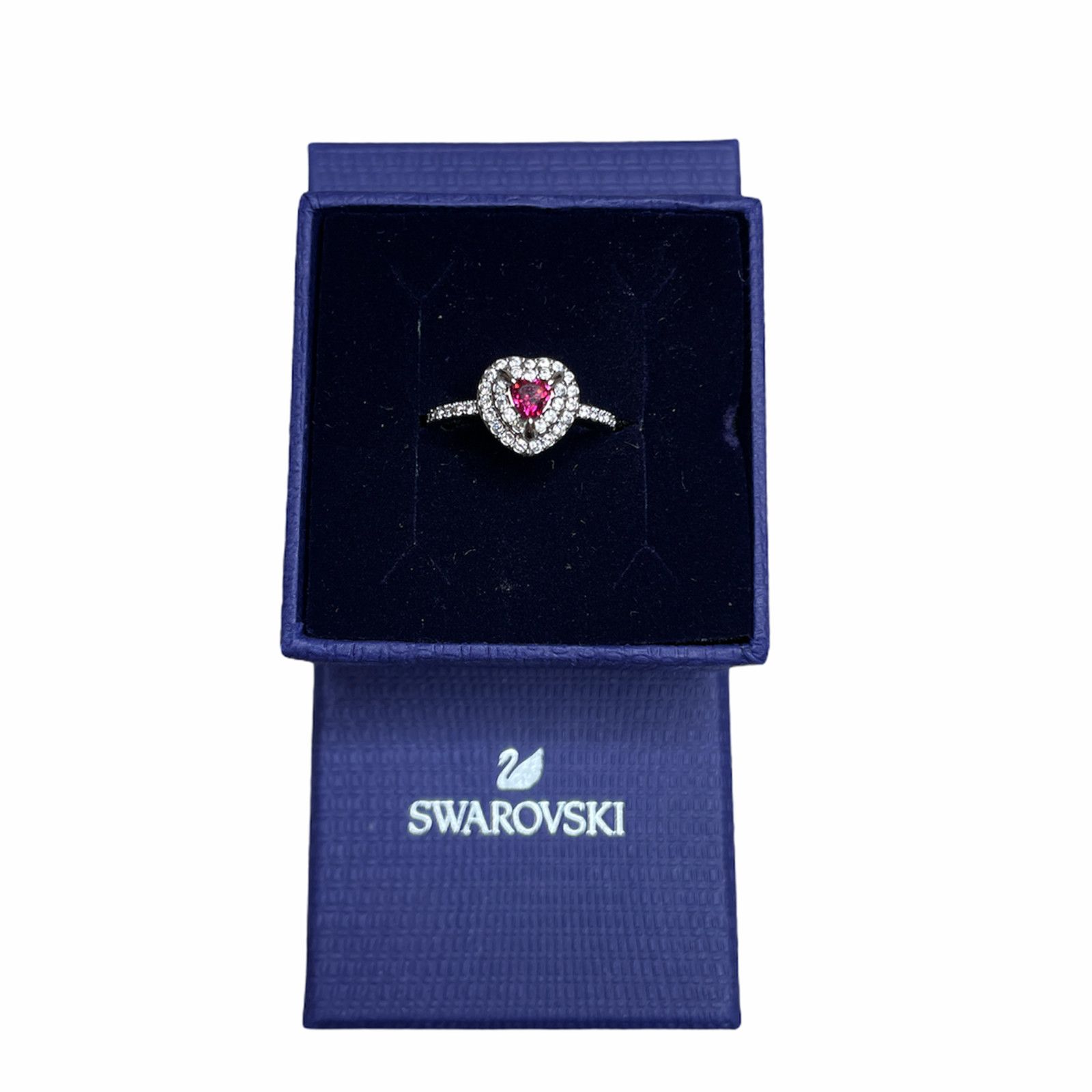 Swarovski Swarovski One Ring Heart Red Size 7 US / 55 EU Size ONE SIZE - 10 Thumbnail