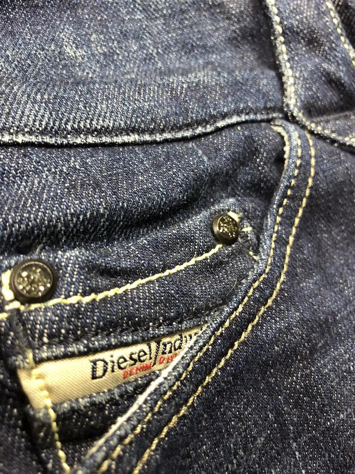 Diesel DIESEL Vintage Denim Avantgarde Skirt Streetwear Y2k Punk Size 29" - 10 Thumbnail