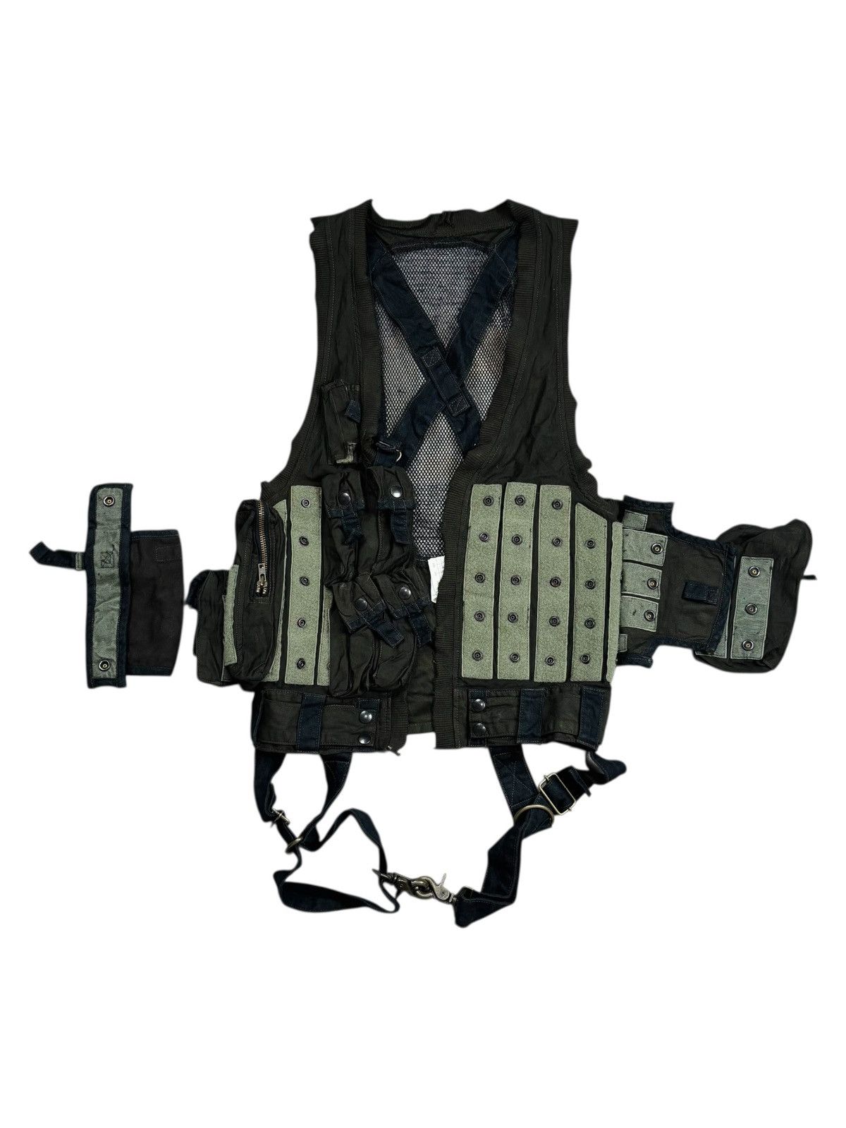 Le Grande Bleu (L.G.B.) Archive Veronica "Under Control" Cargo Vest Jacket Size US M / EU 48-50 / 2 - 7 Thumbnail