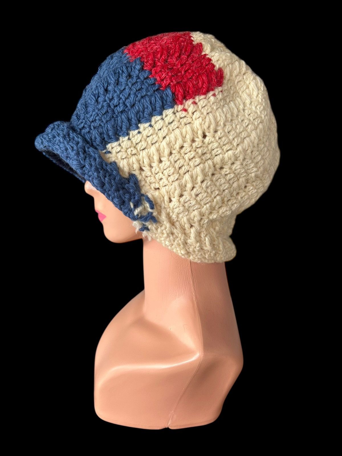 Kapital Crochet Knitted Handmade big Beanie Hats Size ONE SIZE - 2 Thumbnail