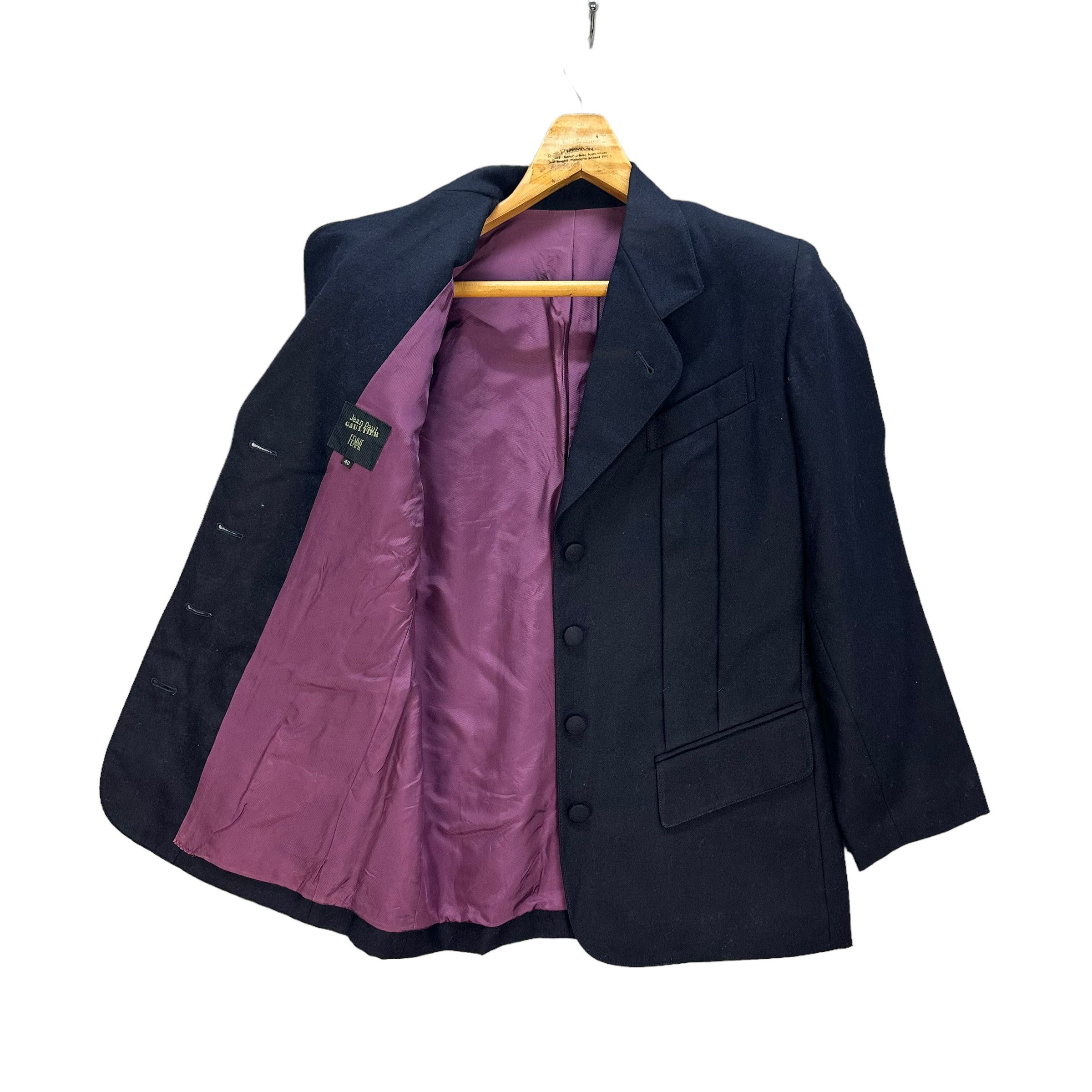 Jean Paul Gaultier JEAN PAUL GAULTIER FEMME SUIT JACKET #7987-195 Size M / US 6-8 / IT 42-44 - 1 Thumbnail