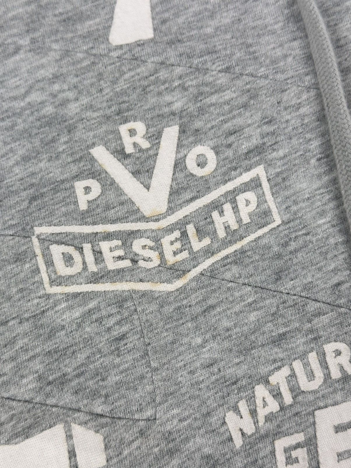 Diesel Vintage Diesel Long Sleeve Grey Light Men’s Cotton Hoodie Size US M / EU 48-50 / 2 - 5 Thumbnail