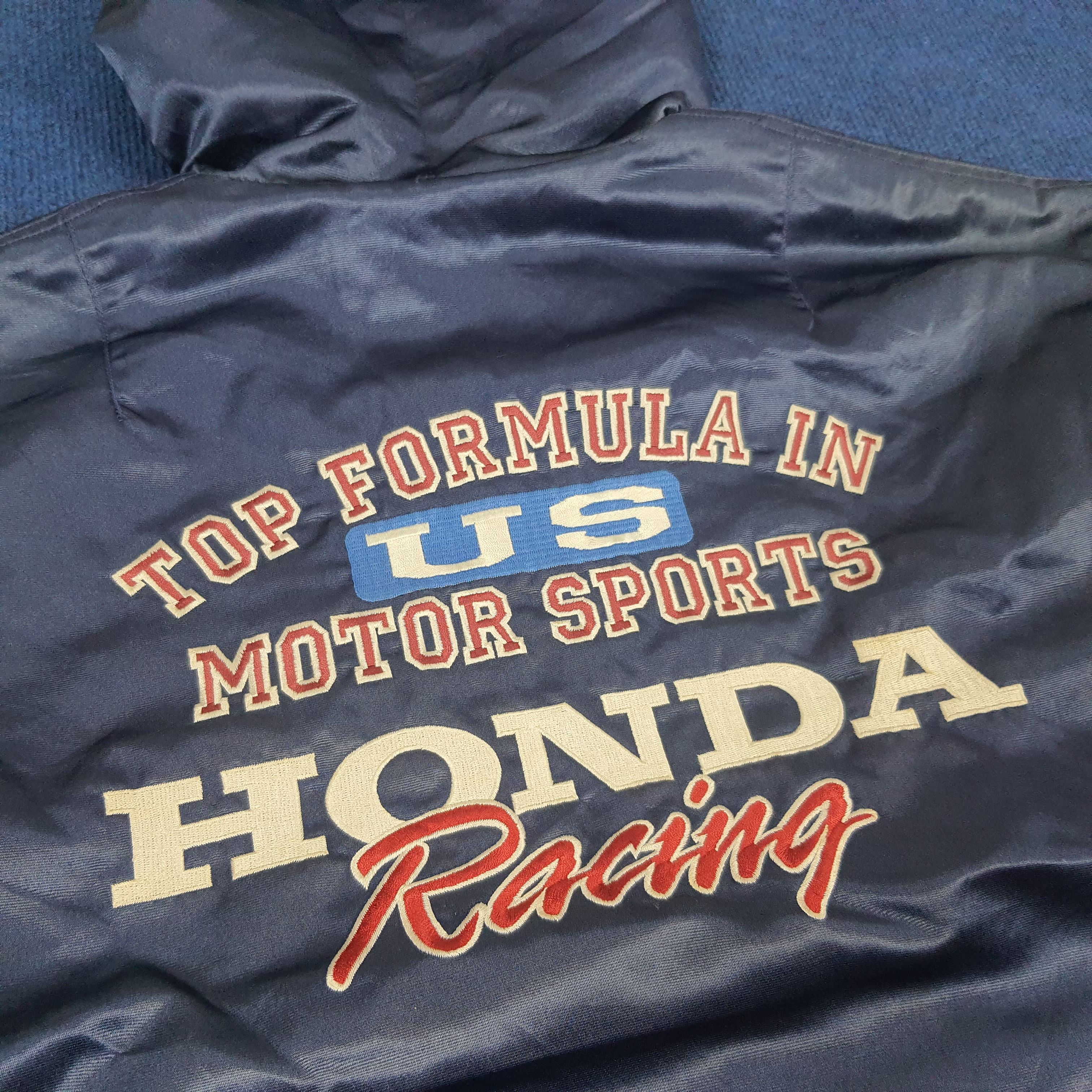 Honda × Vintage Vintage HONDA Racing US Motorsports Japanese Brand Jacket Size US XL / EU 56 / 4 - 2 Thumbnail