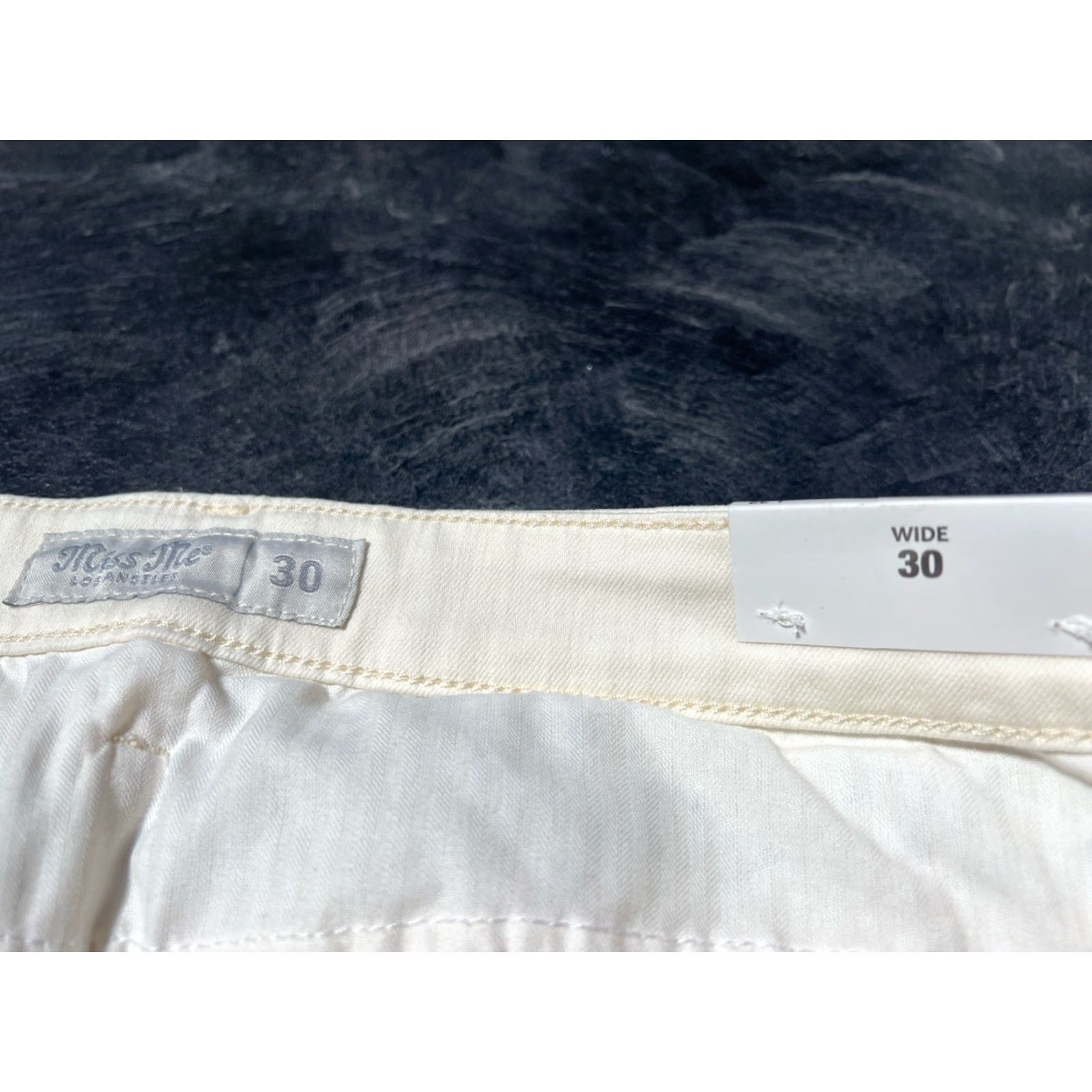 Miss Me Miss Me Jeans Wide-Leg White 30x32 Slim Fit Slimming Regular Women Pants Size 30" / US 8 / IT 44 - 4 Thumbnail