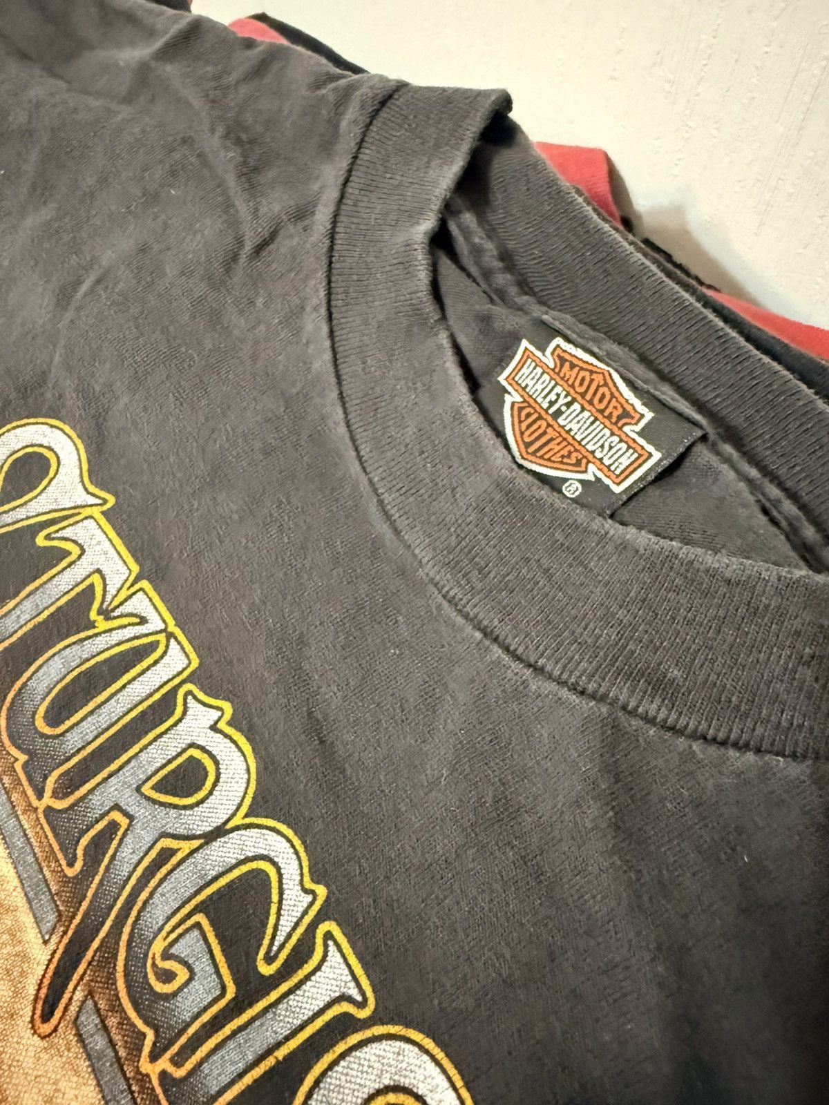 Harley Davidson Vintage Harley Davidson Sturgis Survivors 50th yr 3D Emblem Size US XL / EU 56 / 4 - 4 Thumbnail