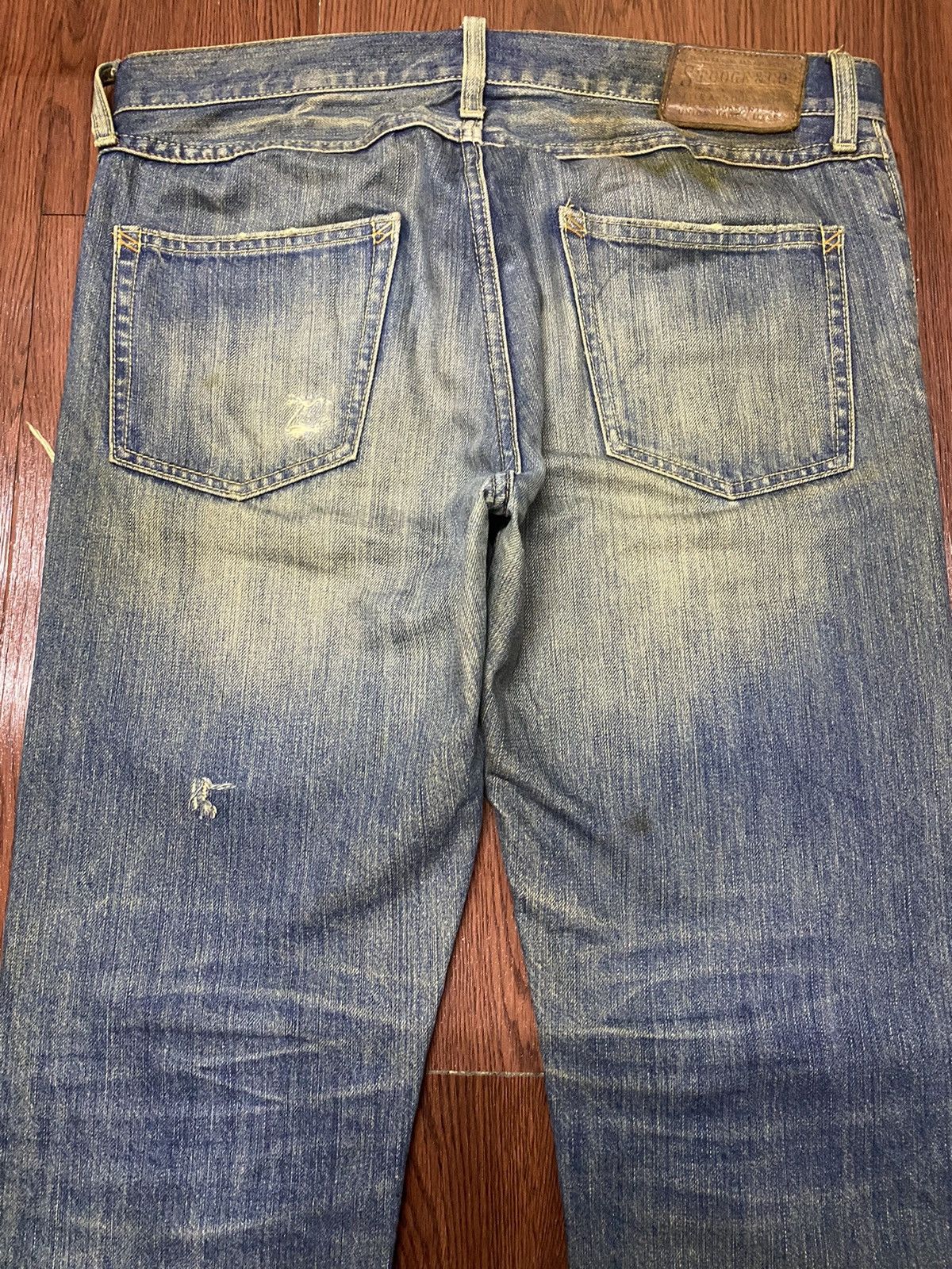 Japanese Brand Vintage Japanese Brand Distressed Rock Style Loose Jeans Size US 34 / EU 50 - 4 Thumbnail