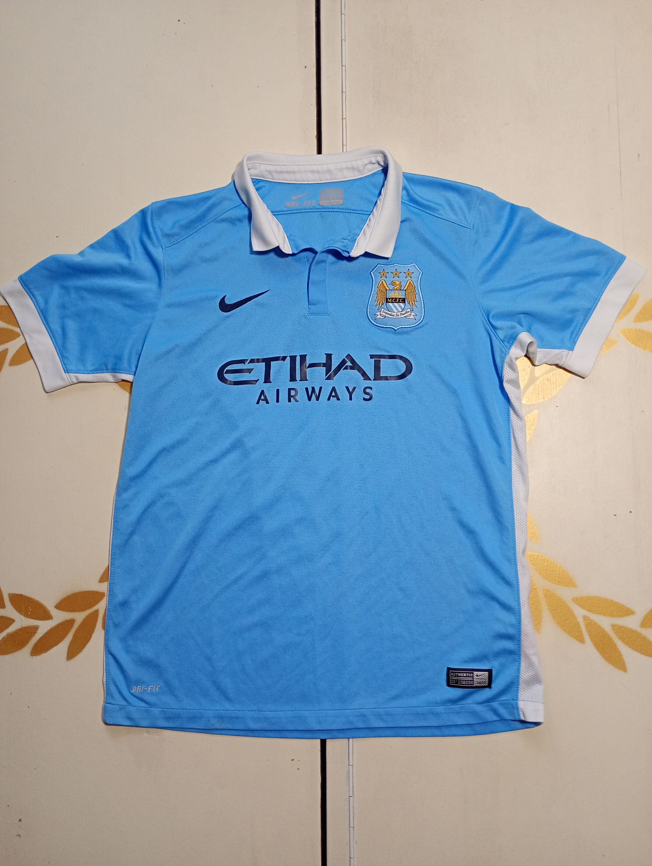 Nike Nike Manchester City Home Jersey 2015-2016 Junior Size XL Size US S / EU 44-46 / 1 - 1 Thumbnail