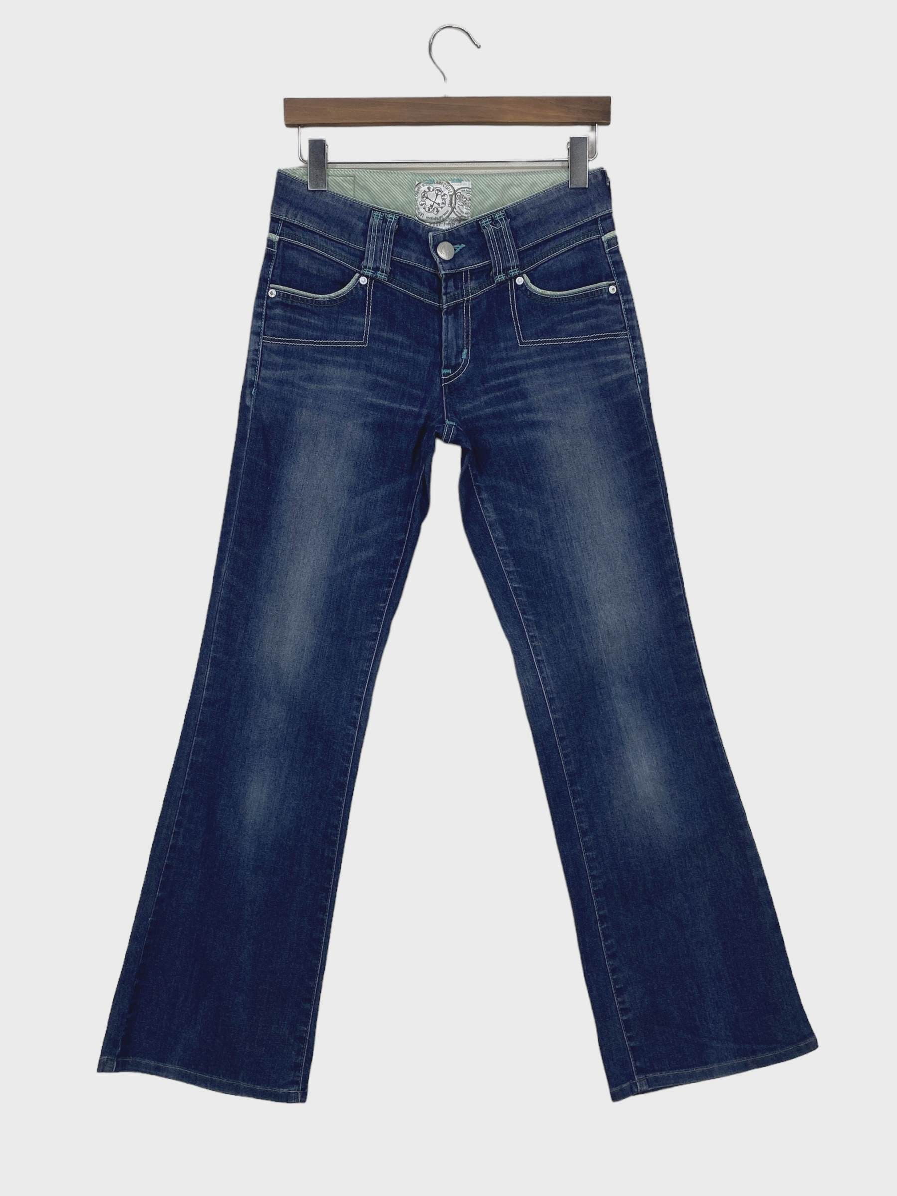 image of Edwin x Rockers Something Jeans Flare Jeans in Black, Men's (Size 28)