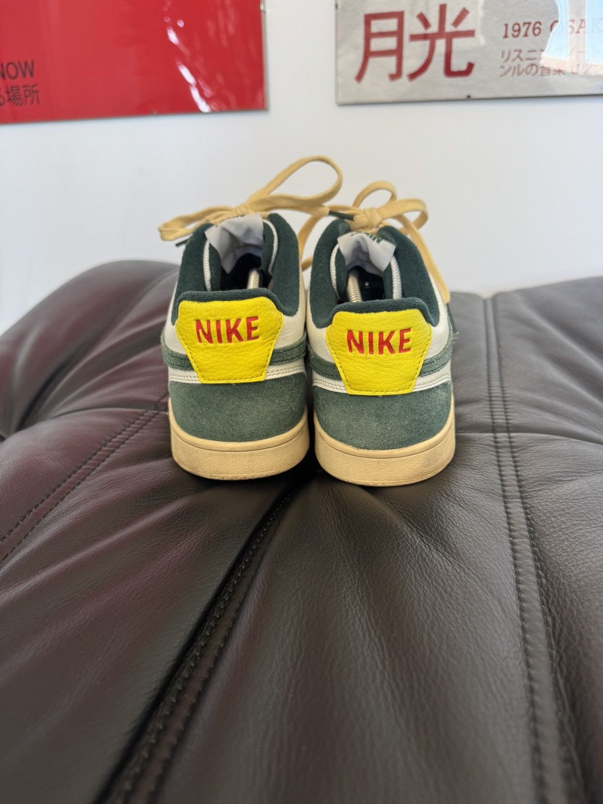 Nike Nike Court Vision Vintage Green Cream White Low Dunk Vibe Size US 11 / EU 44 - 4 Thumbnail