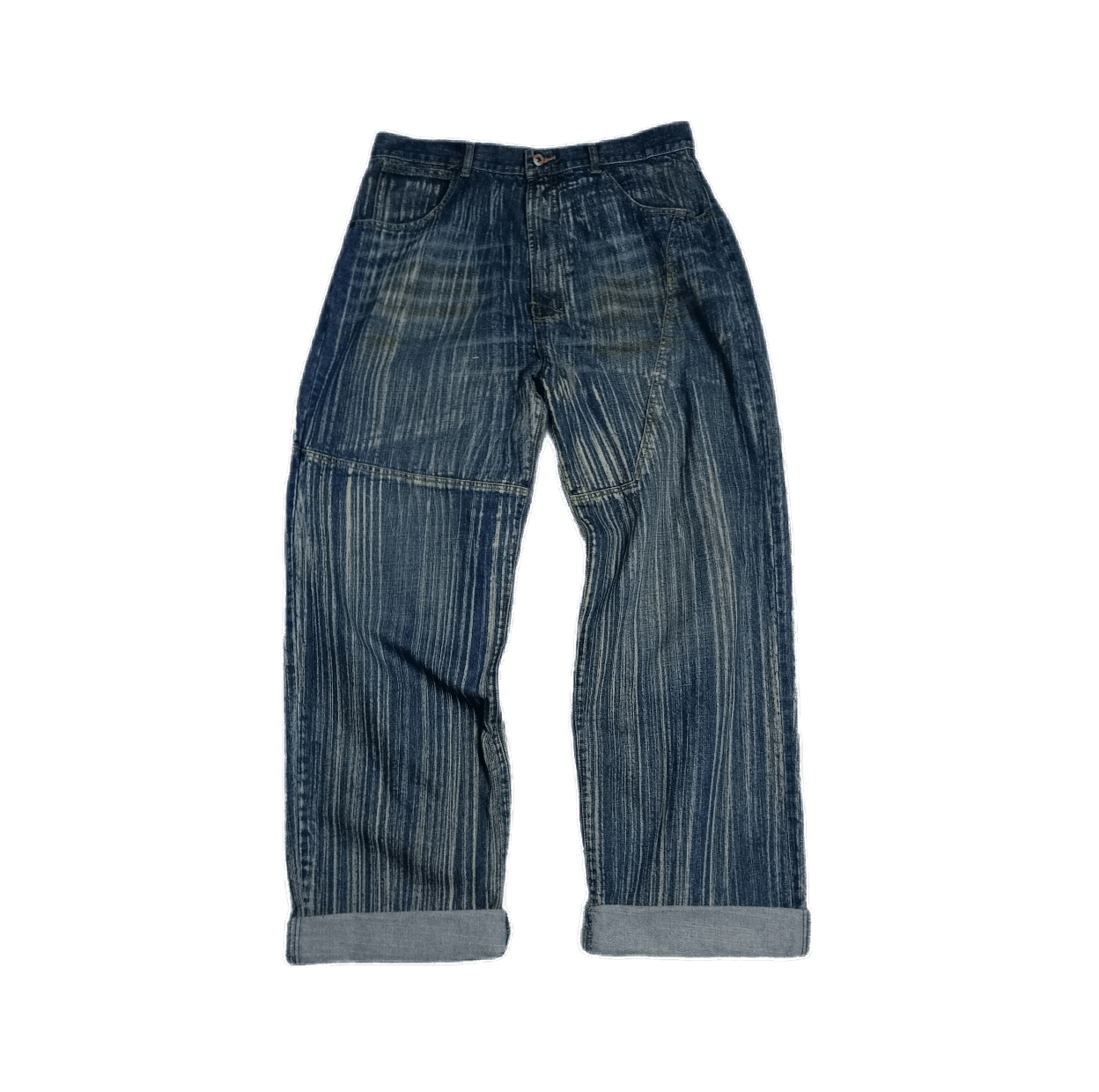 Japanese Brand Y2K Azzure Perfect Fit Disstressed Denim Size US 36 / EU 52 - 1 Thumbnail