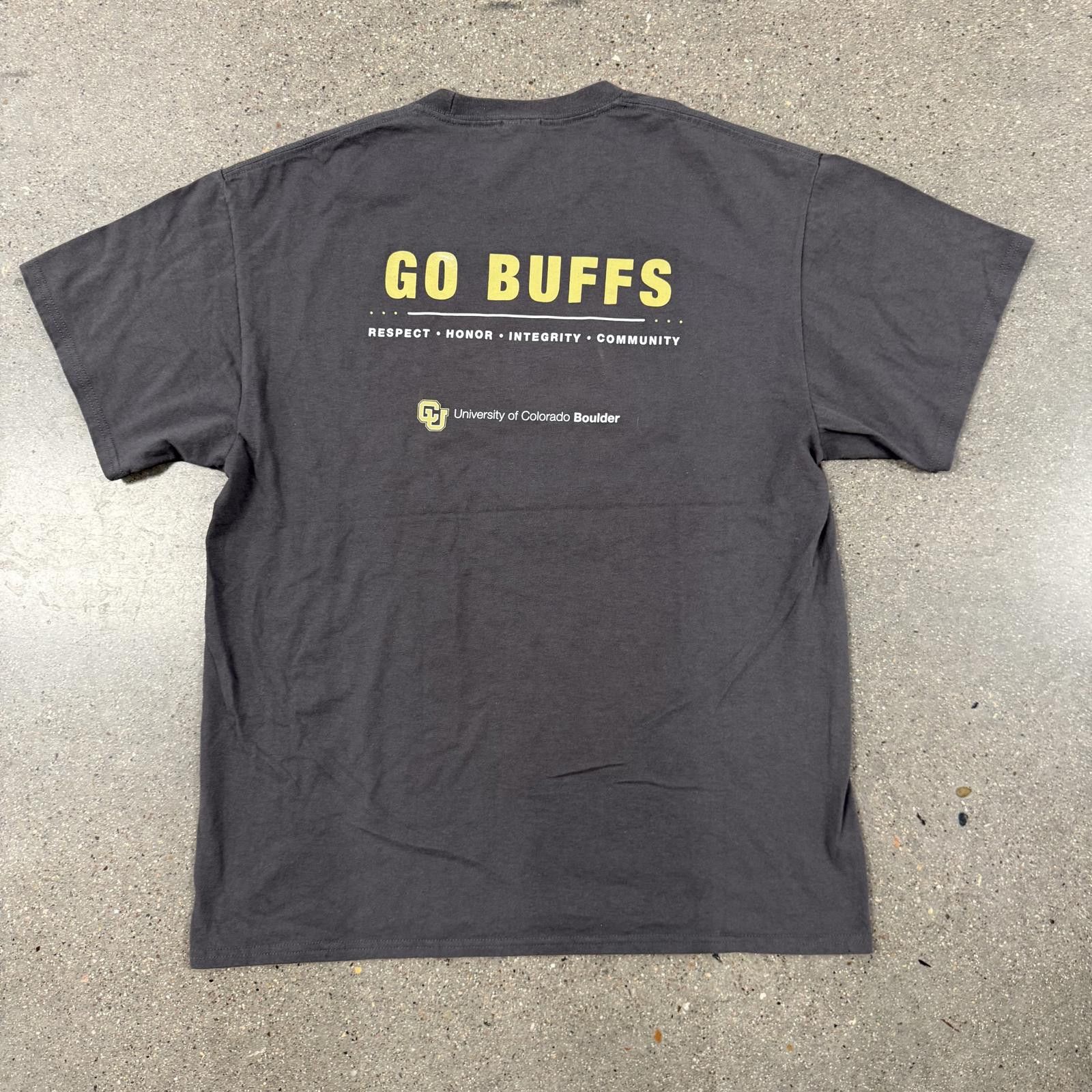 Designer Vtg CU Go Buffs T-Shirt Sz L Coach Prime Boulder CO Size US L / EU 52-54 / 3 - 8 Thumbnail