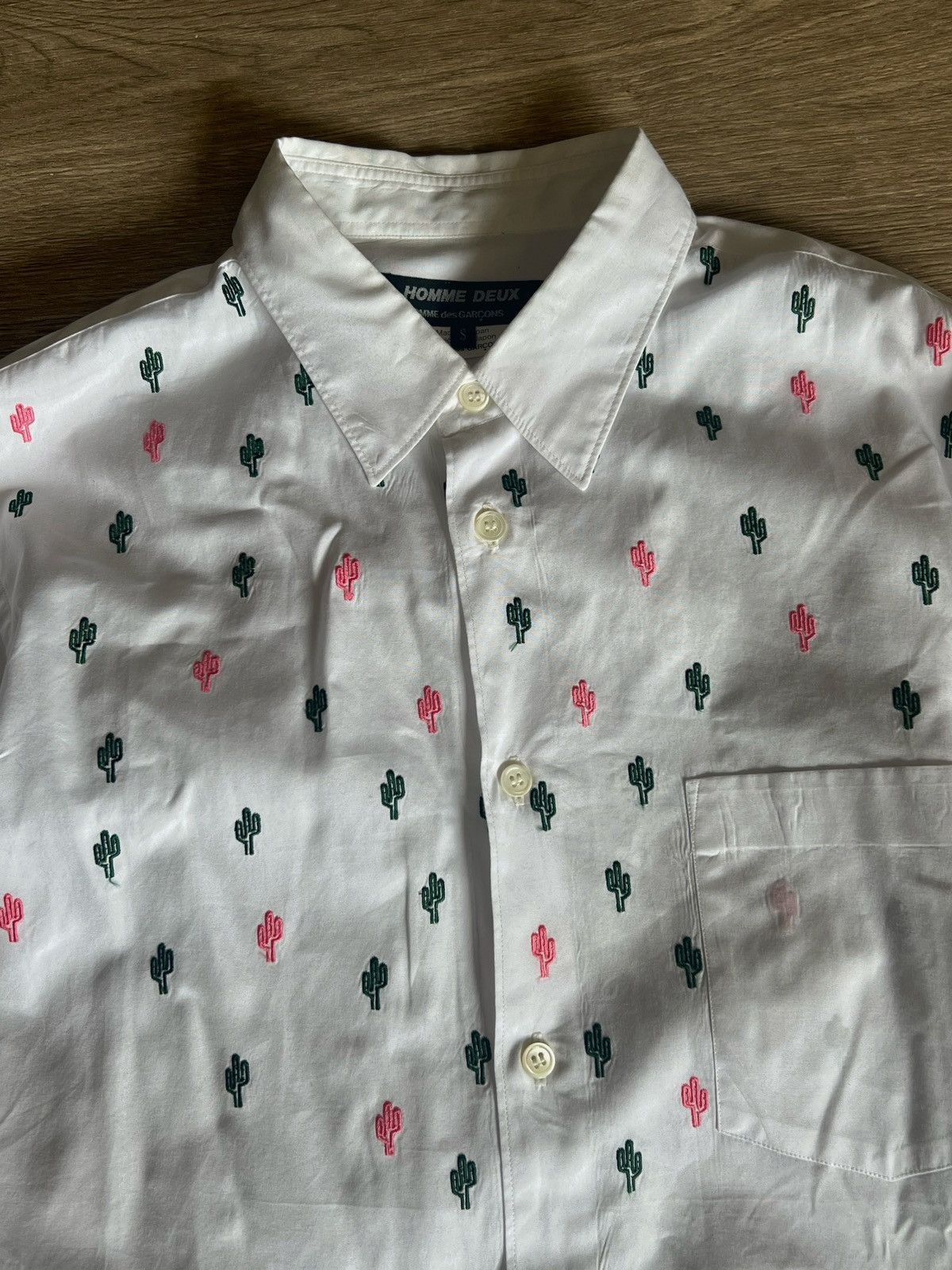 Comme des Garcons Homme Deux Comme des Garçons Homme Deux AD2013 button up shirt Size US S / EU 44-46 / 1 - 2 Thumbnail