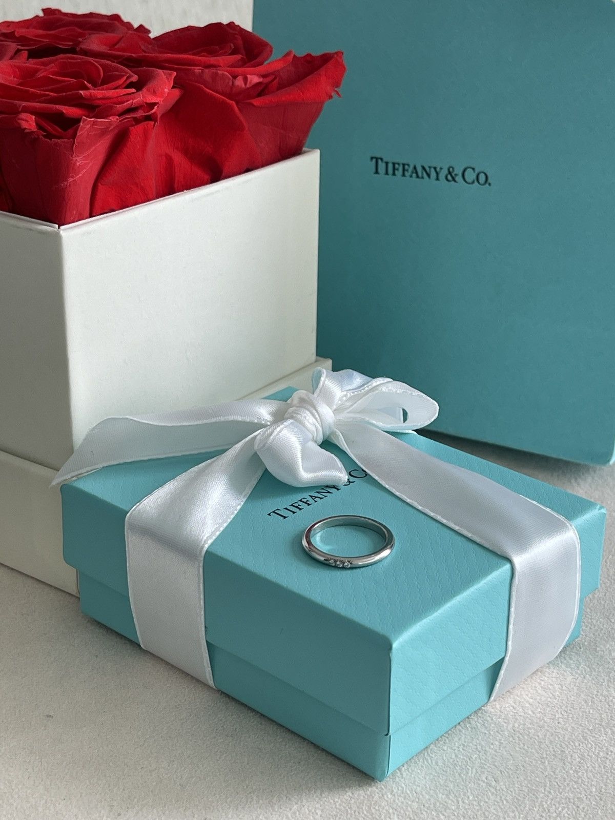 Tiffany & Co. Tiffany & Co. Forever Ring Platinum Diamonds 5.25 $1850 Size ONE SIZE - 7 Thumbnail
