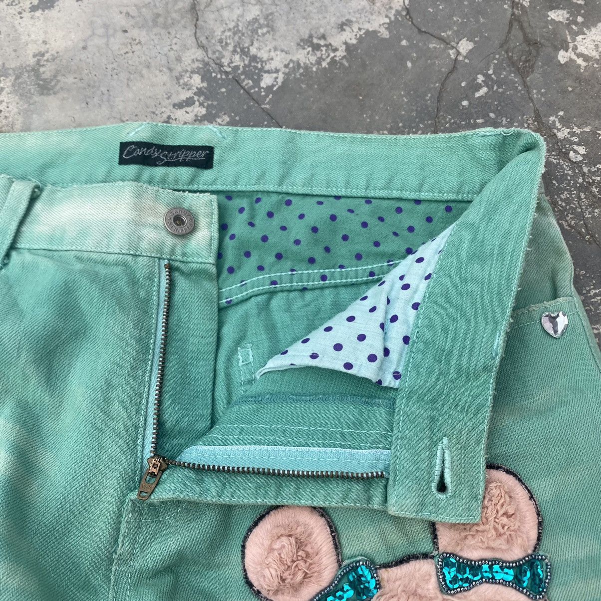 Hysteric Glamour × Japanese Brand CANDY STRIPPER Distressed Jeans Size 32" / US 10 / IT 46 - 7 Thumbnail