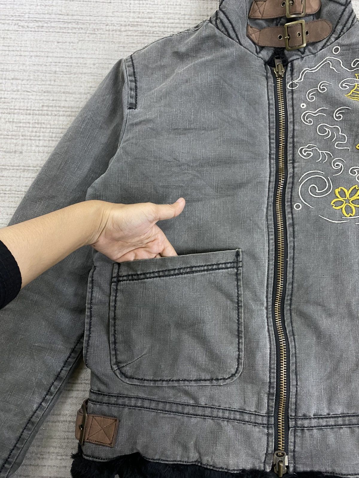 Eternal Vintage Kula By Eternal Sukajan Embroidery Zipper Jacket Size US M / EU 48-50 / 2 - 8 Thumbnail