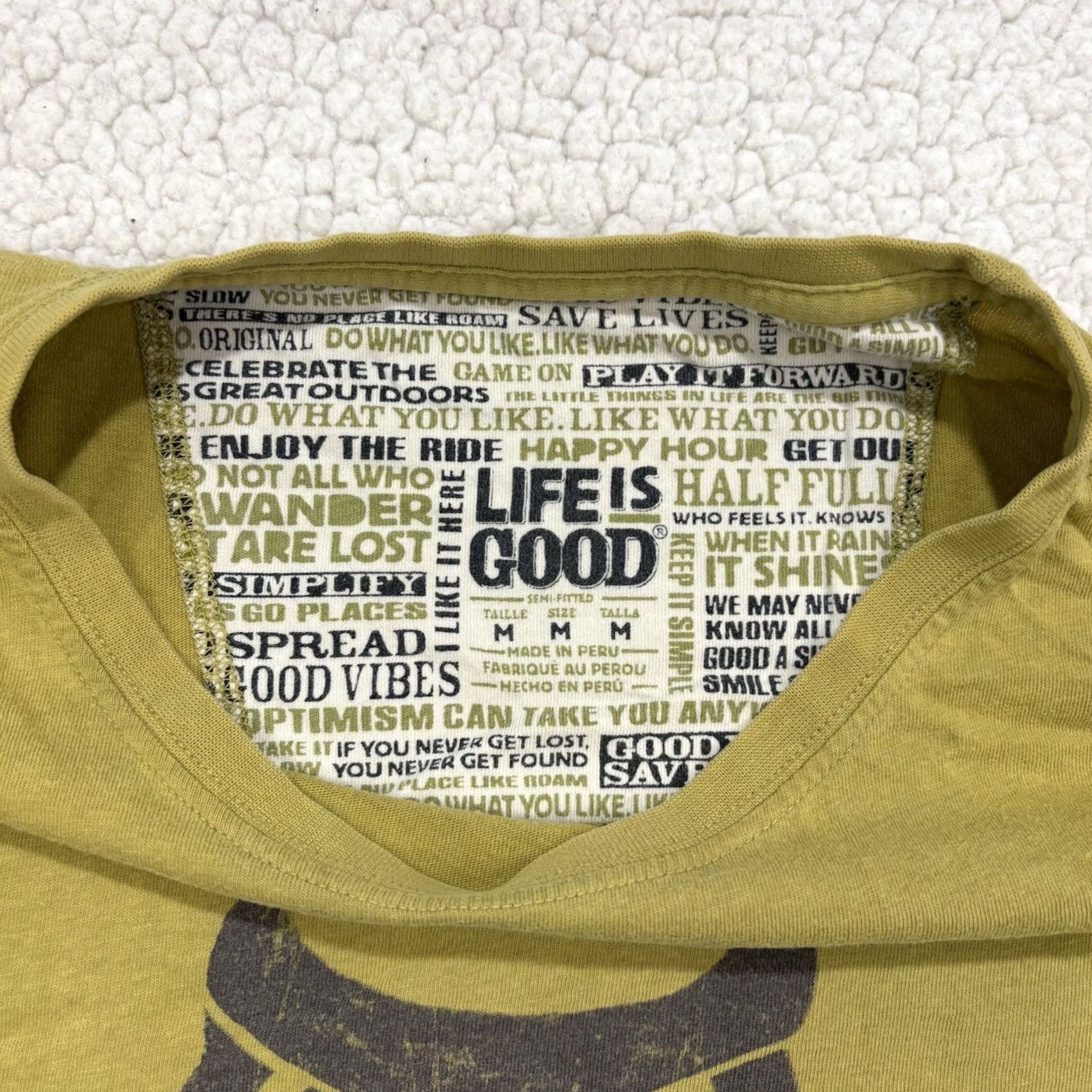 Life is Good Life is Good Womens M Owl Graphic Long Sleeve TShirt Top Fitted Knowledge Wisdom Size M / US 6-8 / IT 42-44 - 2 Thumbnail