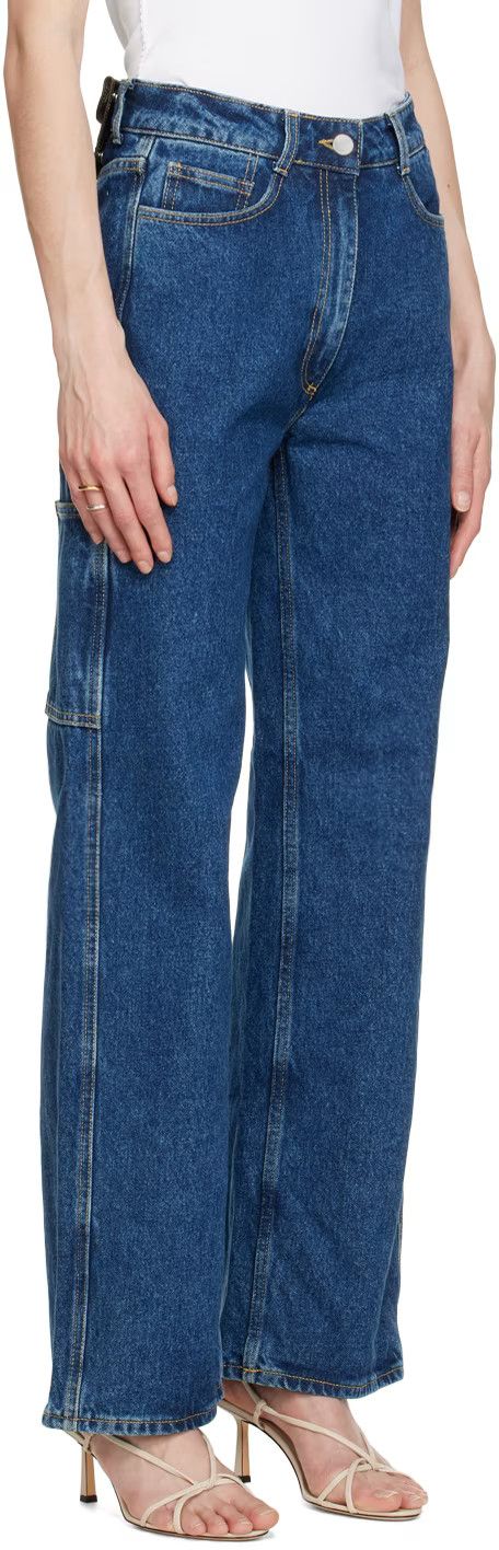 Saks Potts o1s22i1n0924 Salma Loose Jeans in Blue Size 30" / US 8 / IT 44 - 4 Thumbnail