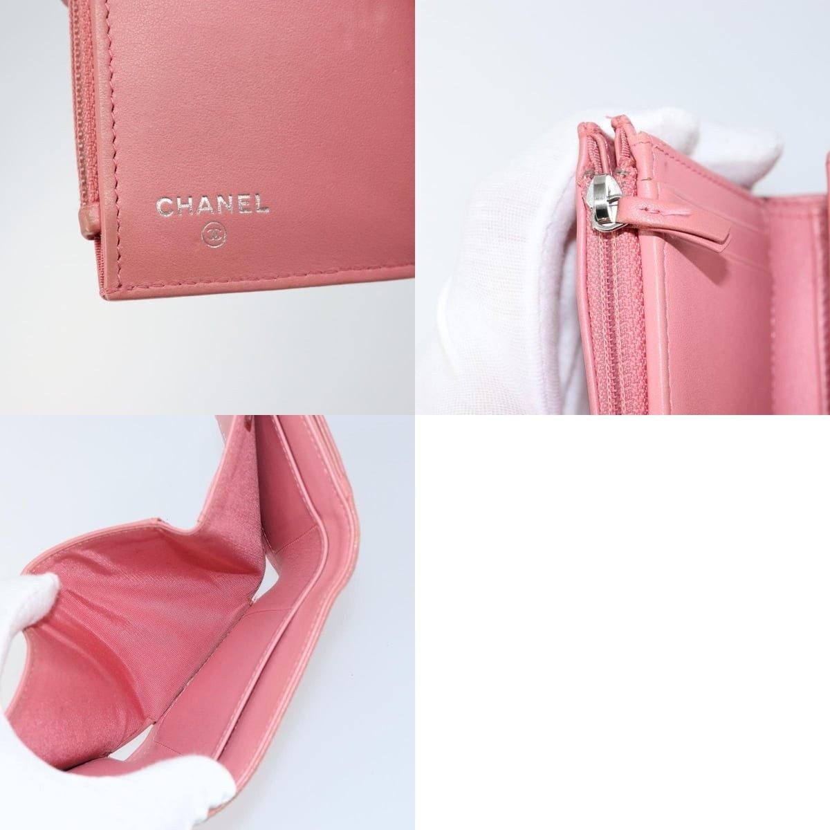 Chanel Chanel V Stitch Coco Mark Trifold Wallet Size ONE SIZE - 7 Thumbnail