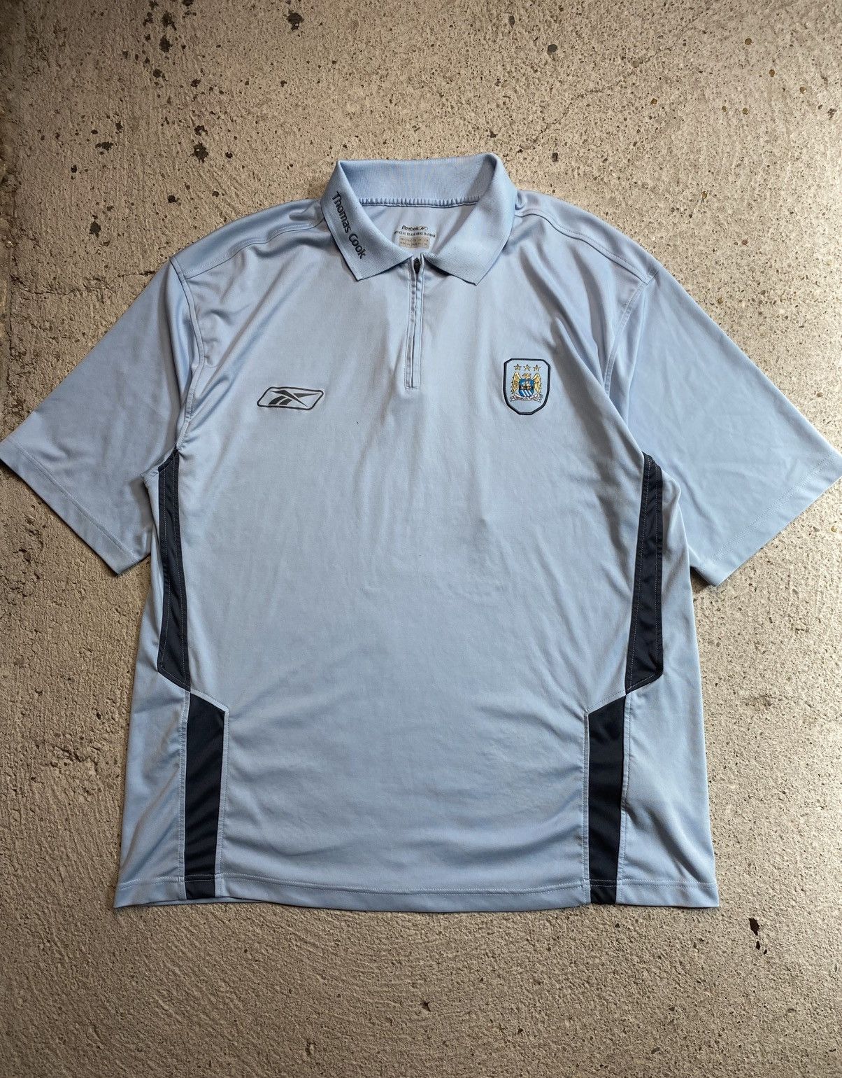 Reebok Machester city reebok thomas cook vintage football jersey Size US XL / EU 56 / 4 - 1 Thumbnail