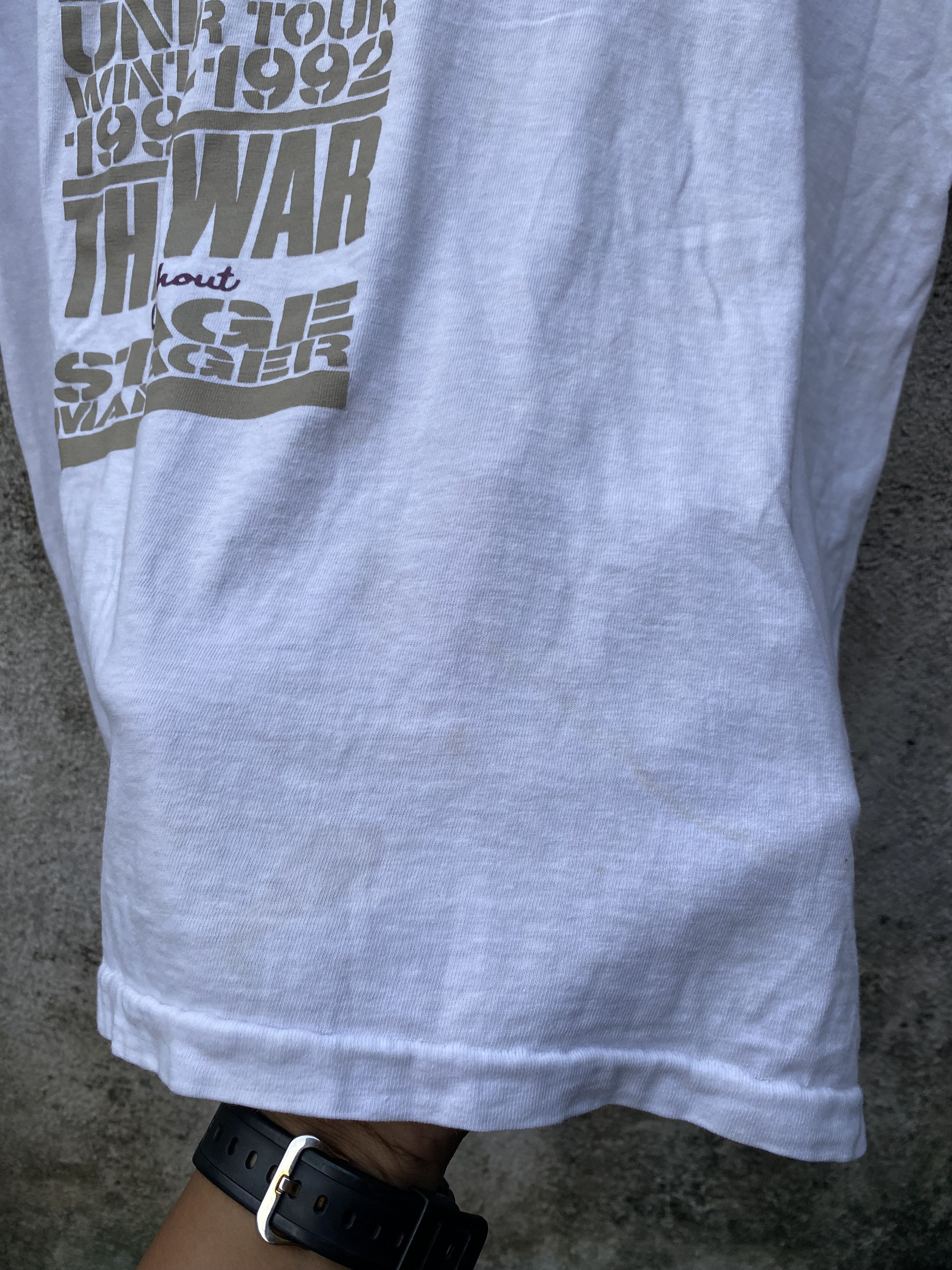 Band Tees × Vintage Vintage 1991 UNICORN Winter Tour The War W/O Stage Manager Size US XL / EU 56 / 4 - 16 Thumbnail