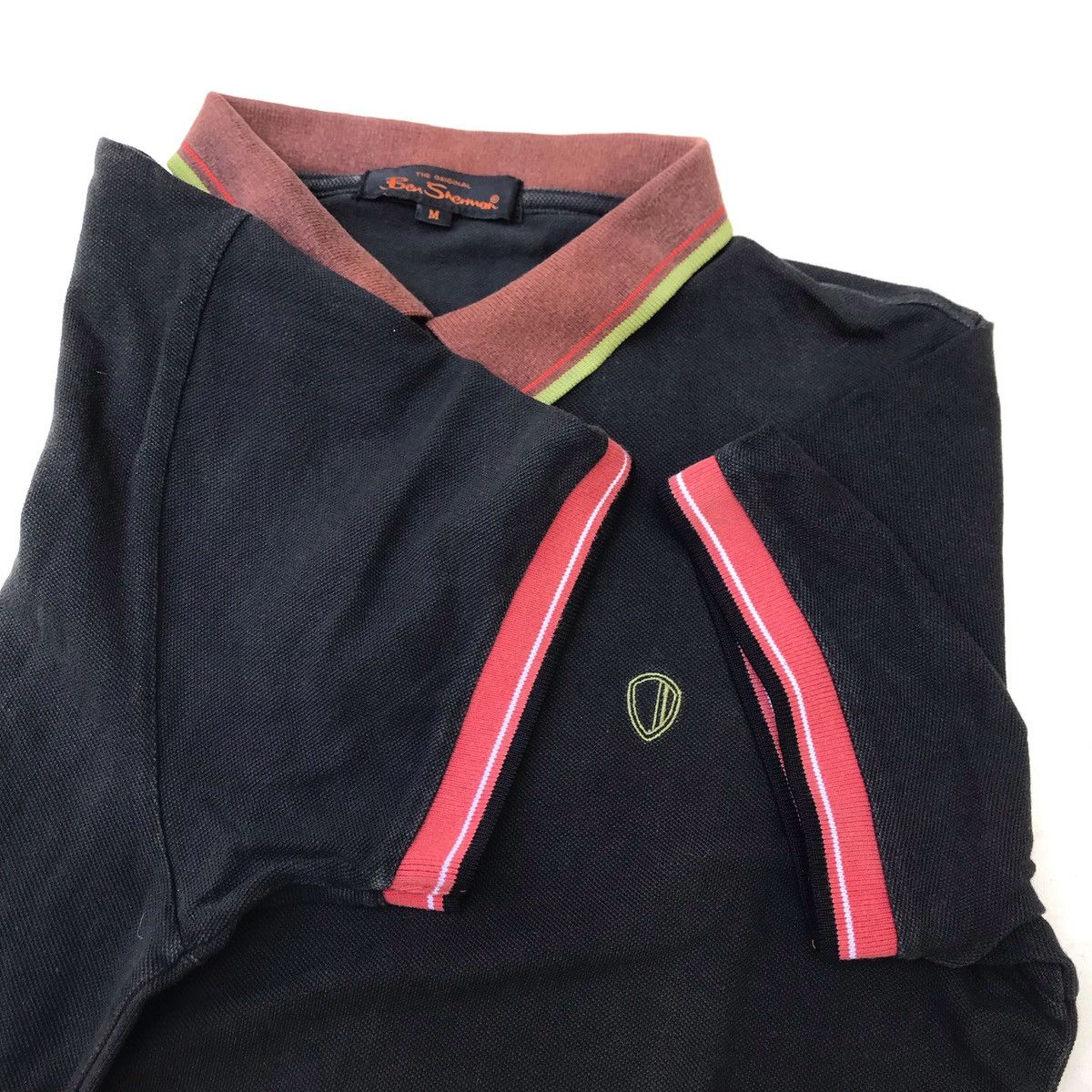 Ben Sherman × Other UK Vintage Ben Sherman Plectrum Polo shirt Black polo sweet Size US M / EU 48-50 / 2 - 1 Thumbnail