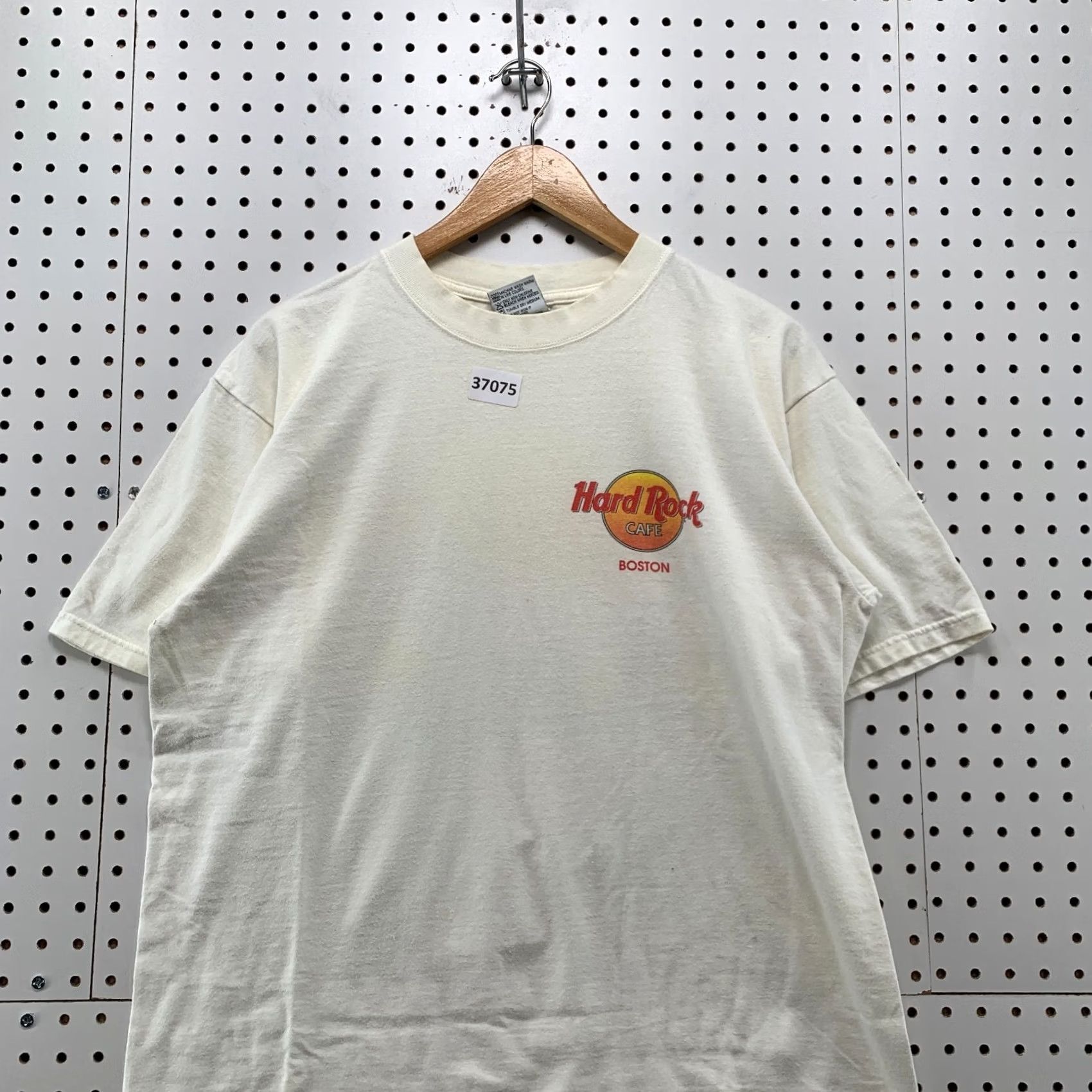 Hard Rock Cafe VINTAGE Hard Rock Boston Shirt Mens Large White Skyline Graphic USA Size US L / EU 52-54 / 3 - 3 Thumbnail